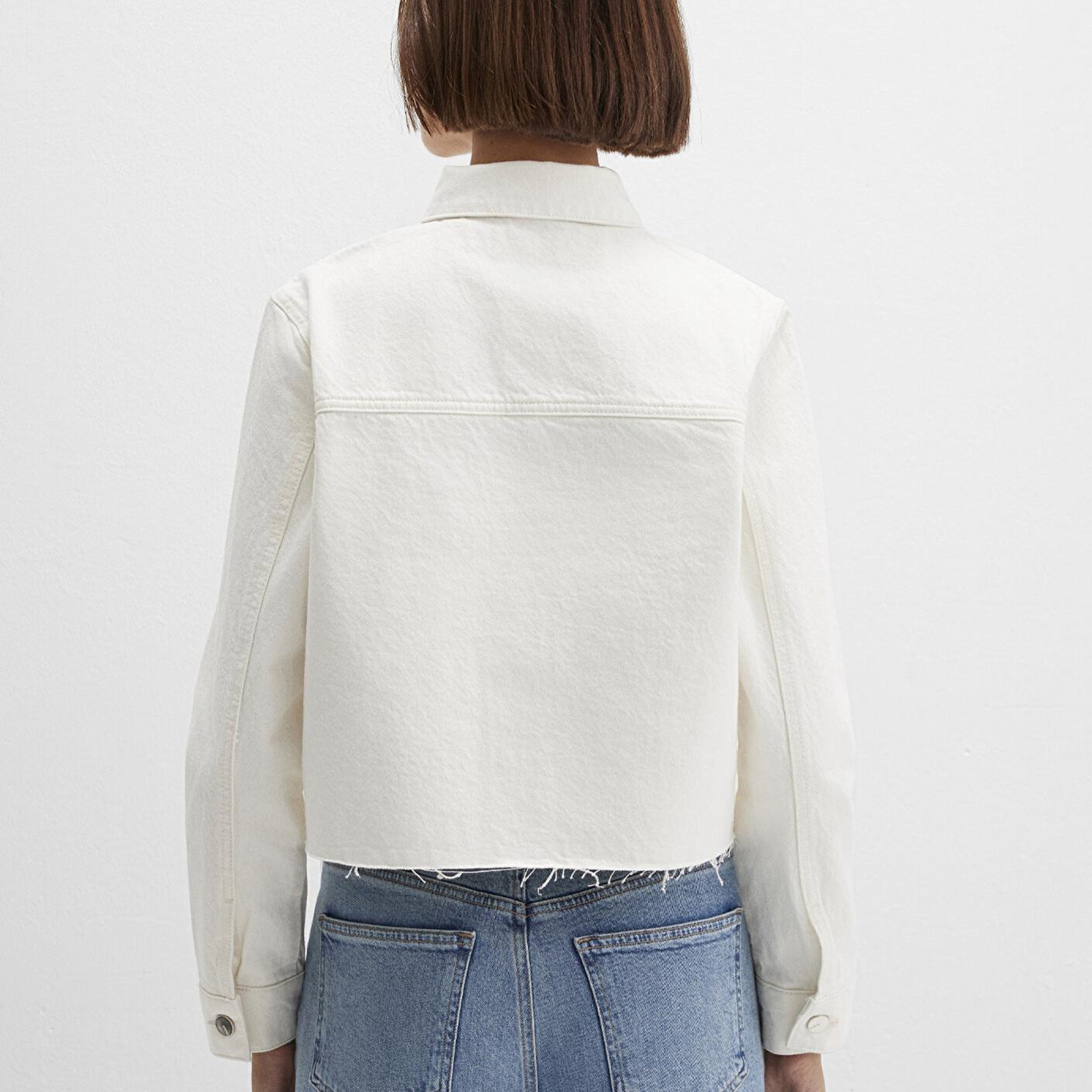 Mavi Thalia Mavi Premium Beyaz Jean Ceket 1110289-89161