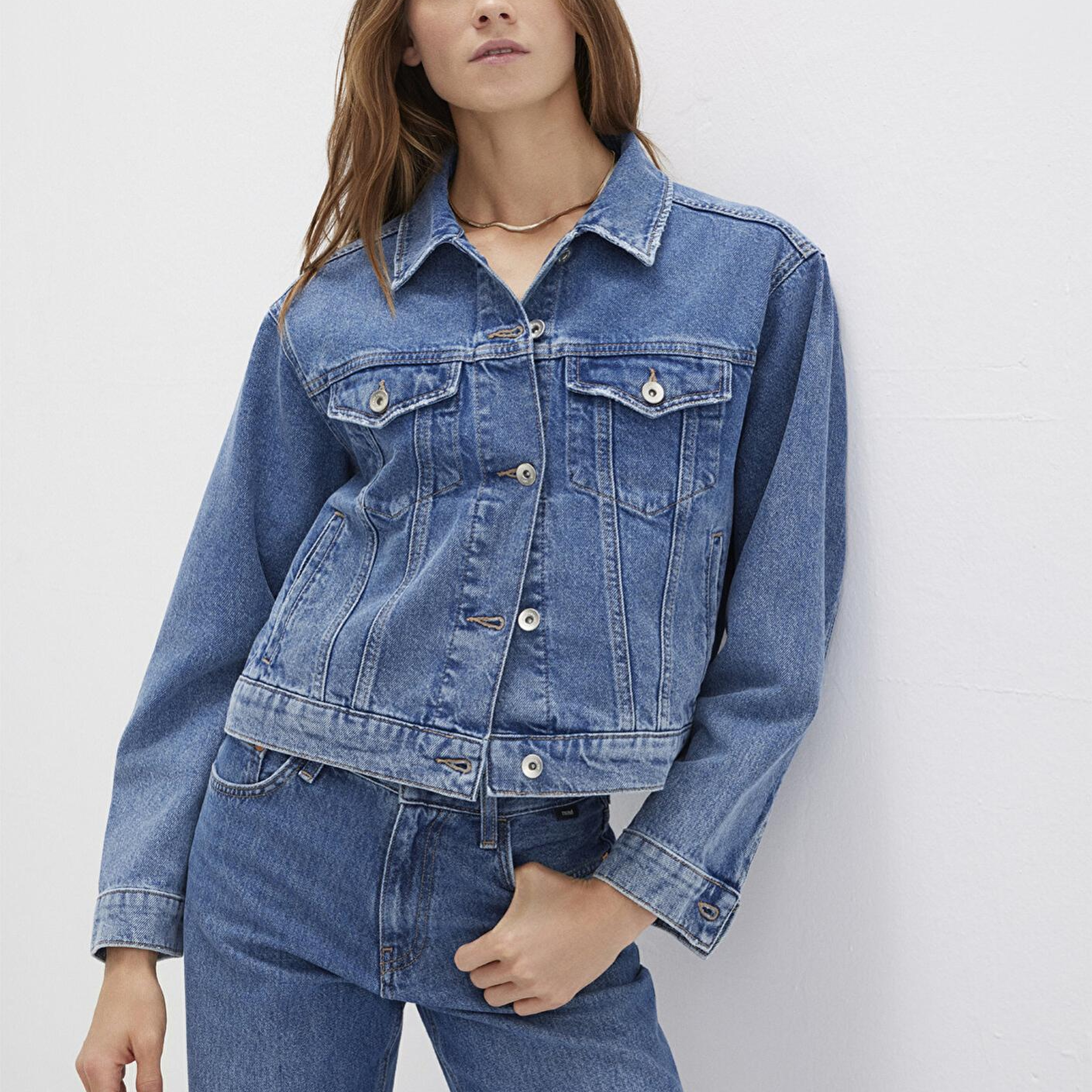 Mavi Megi Mavi Premium Indigo Mavisi Jean Ceket 1110389-89162