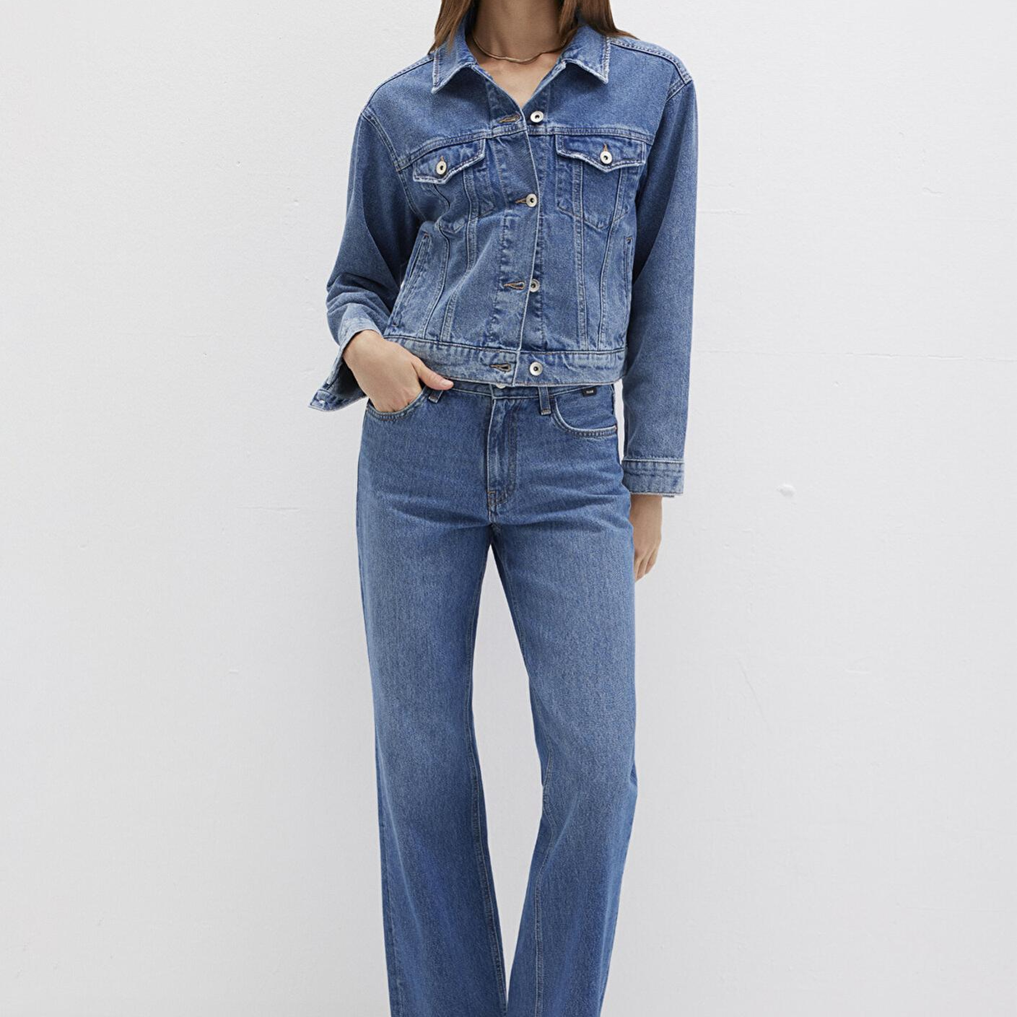 Mavi Megi Mavi Premium Indigo Mavisi Jean Ceket 1110389-89162