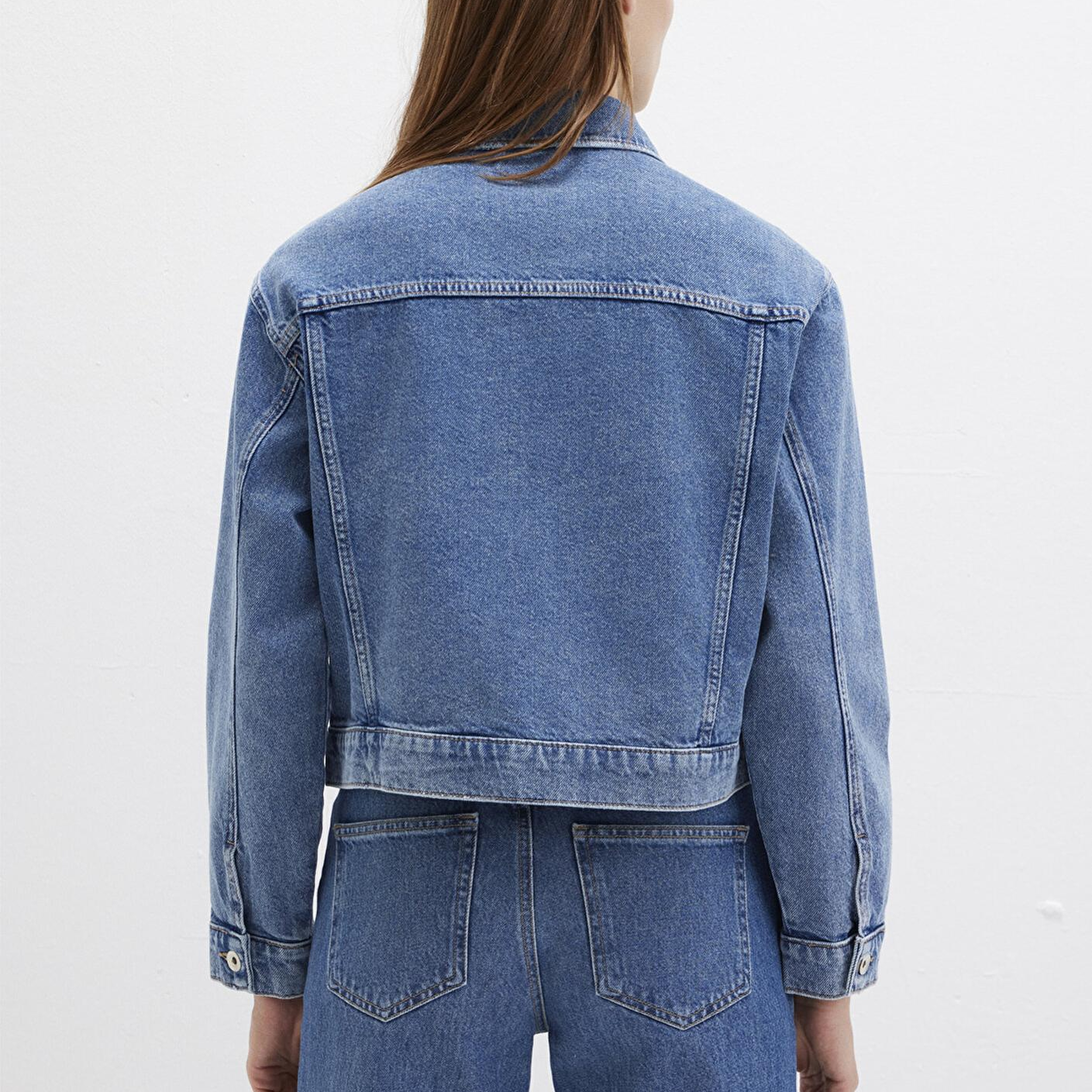 Mavi Megi Mavi Premium Indigo Mavisi Jean Ceket 1110389-89162