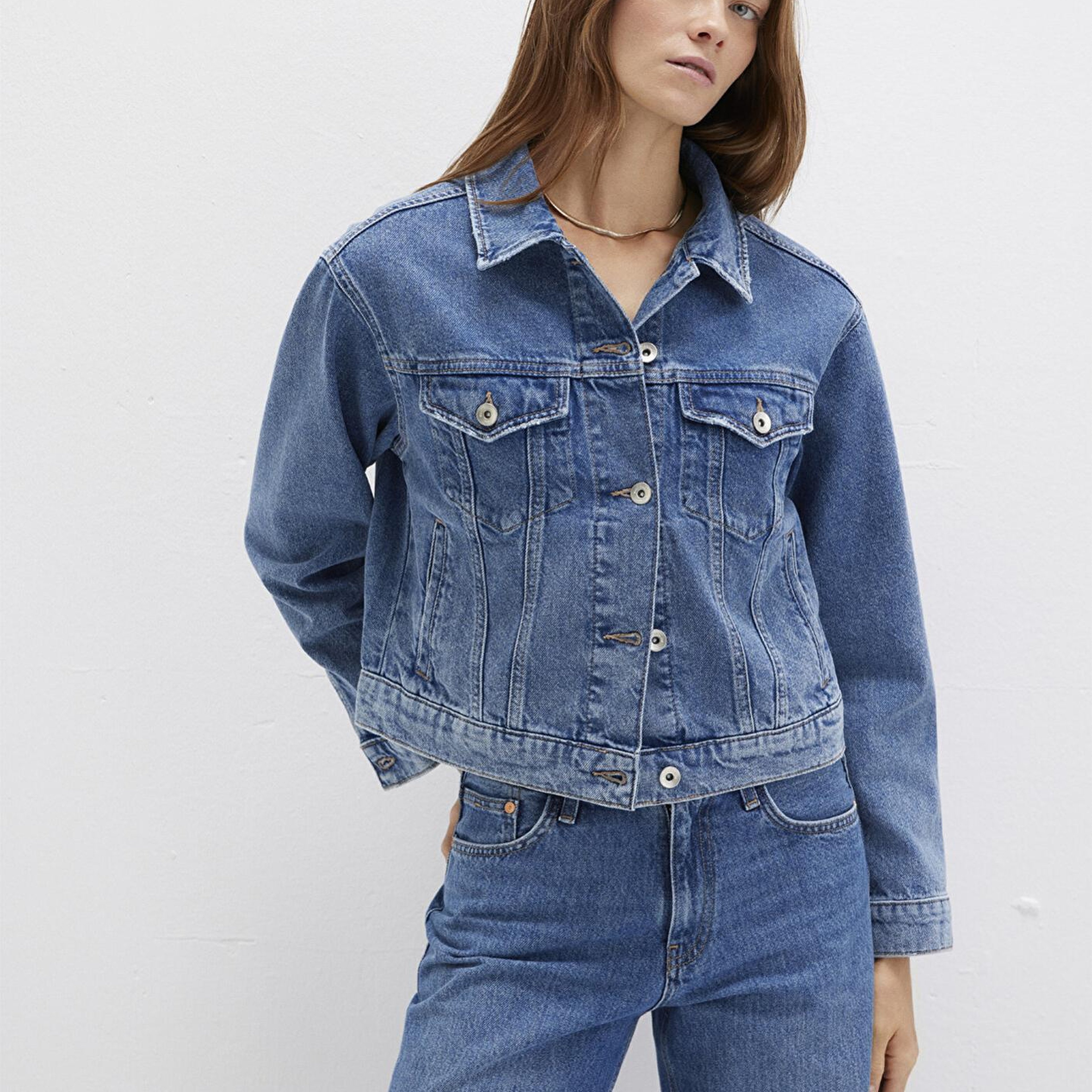 Mavi Megi Mavi Premium Indigo Mavisi Jean Ceket 1110389-89162