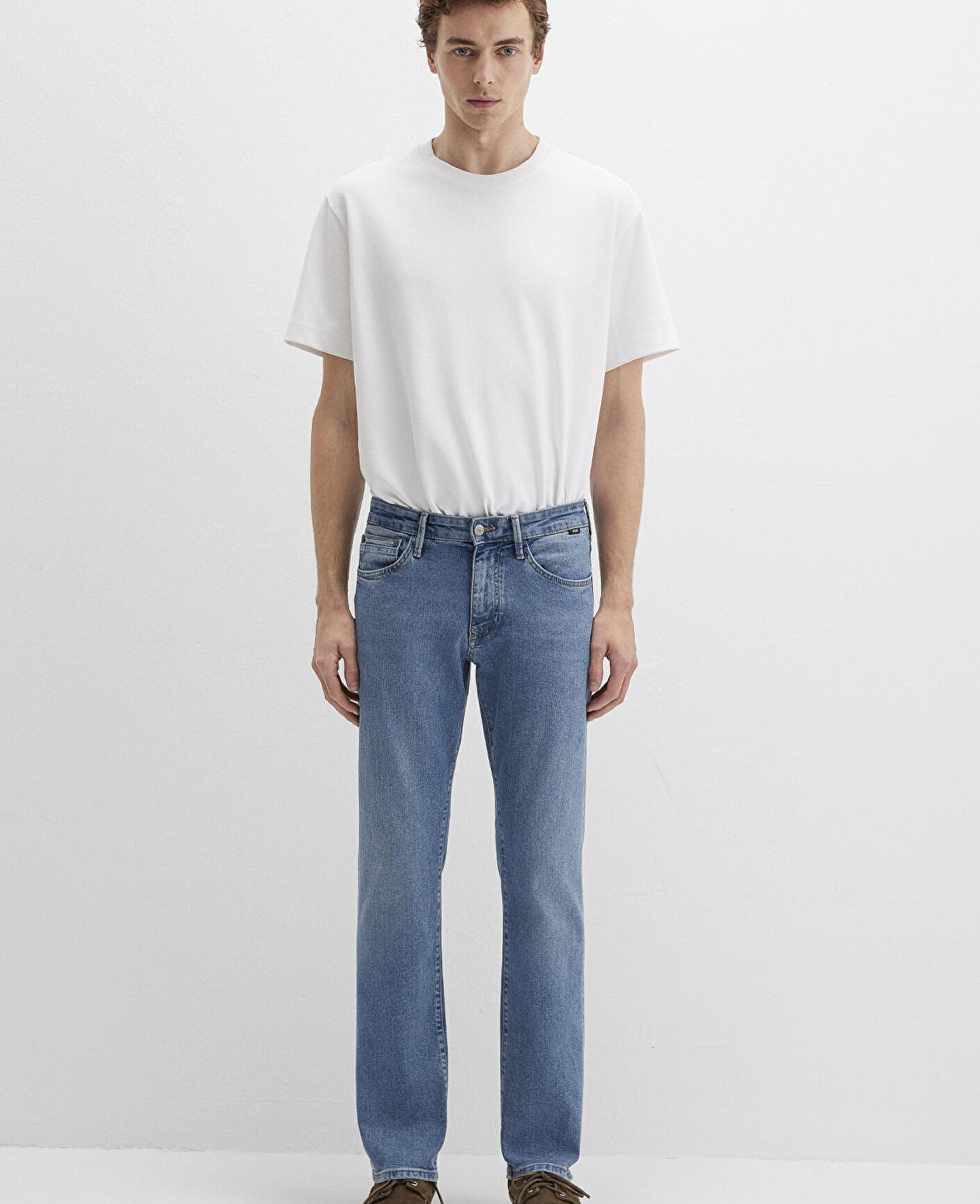 Mavi Hunter 90lar Puslu Vintage Açık Mavi Jean Pantolon 0020289268