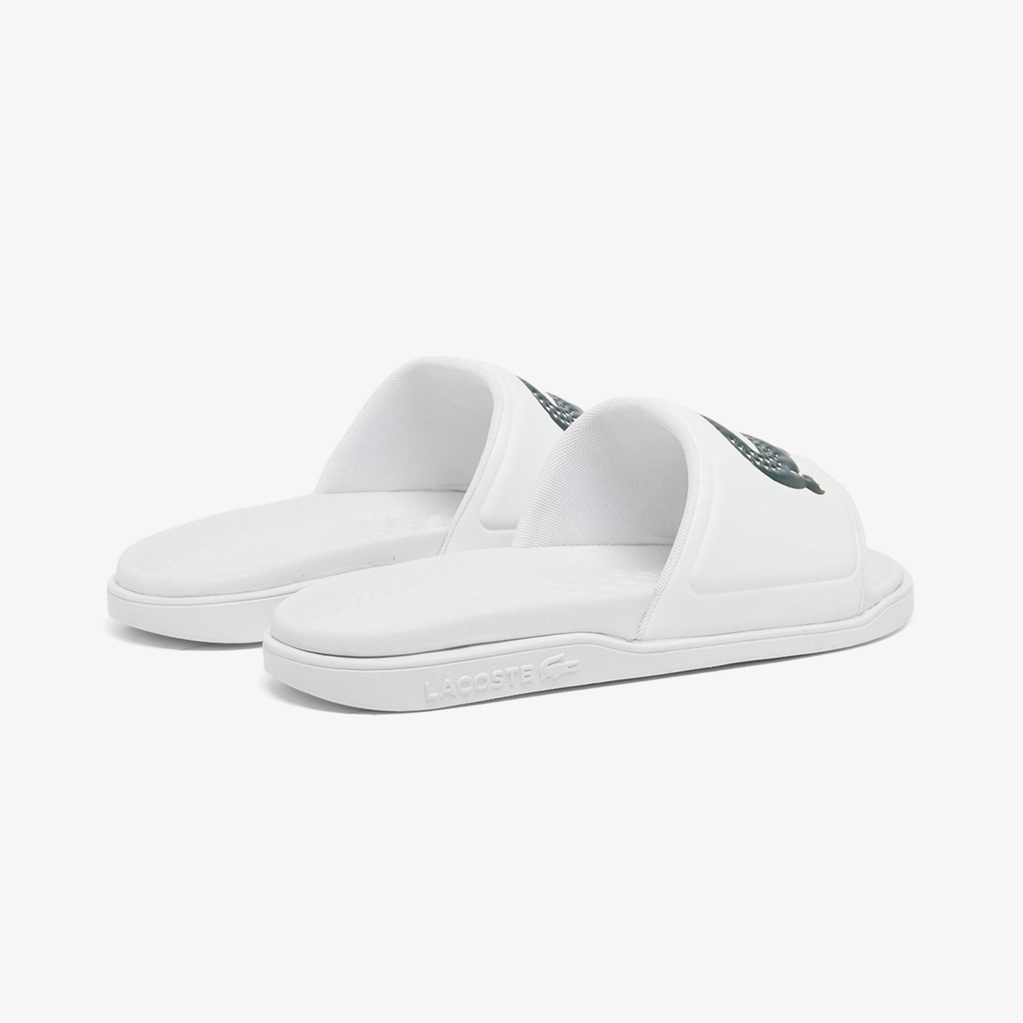 Lacoste Serve Slide Dual Erkek Beyaz Terlik