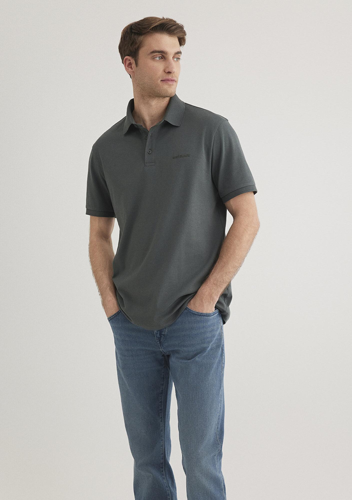 Mavi Mavi Black Haki Polo Tişört Regular Fit / Normal Kesim 0612520-71598