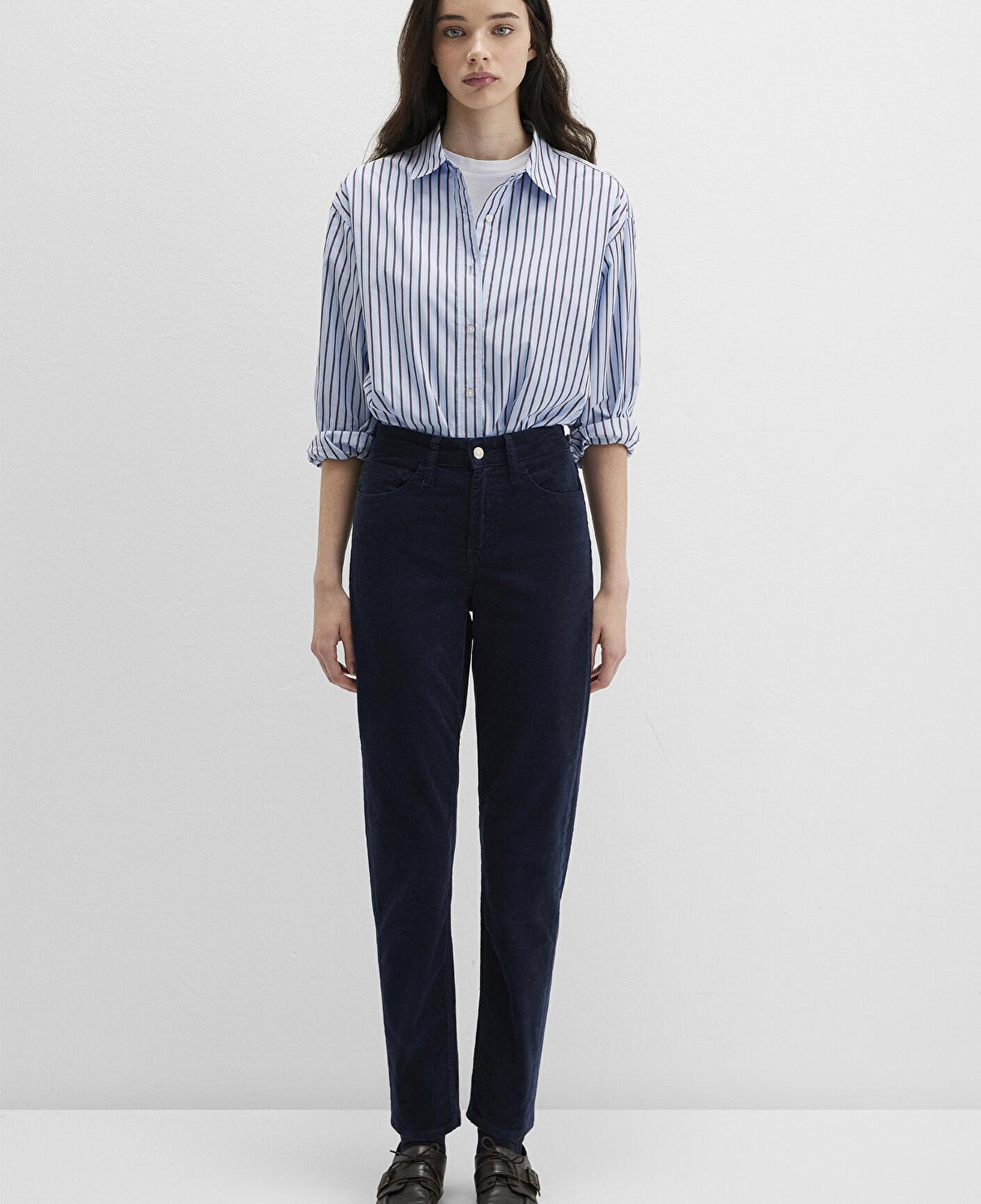 Mavi Cindy Lacivert Kadife Pantolon 100277-82993