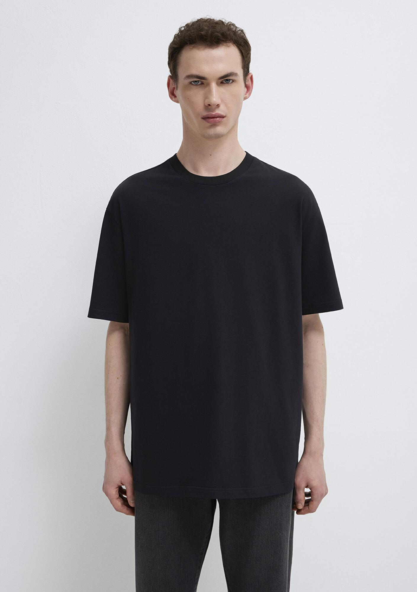 Mavi 3lü Erkek Basic Tişört Loose Fit / Bol Rahat Kesim 0612315-900