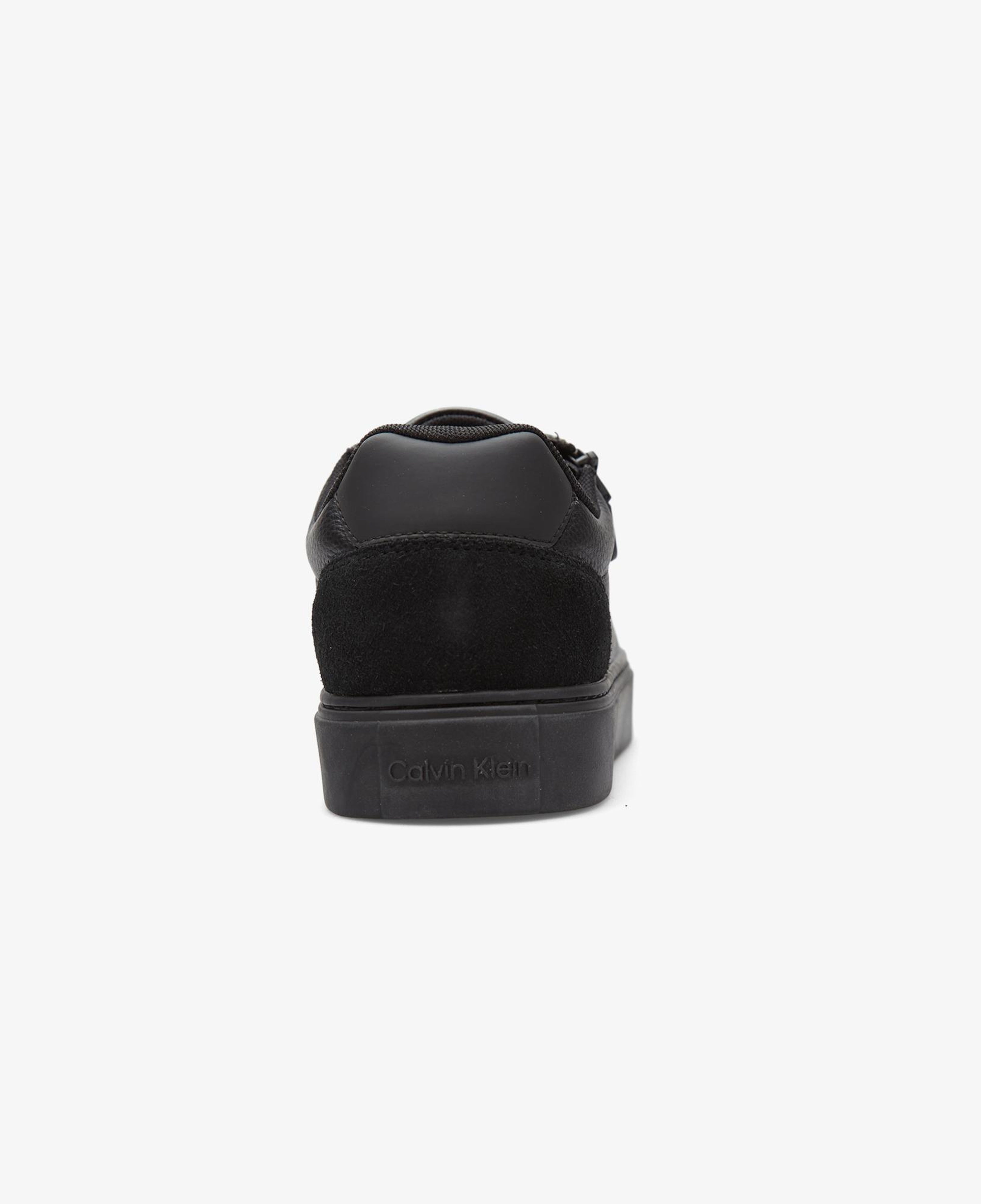 Calvin Klein Classic Cup Lace Up Zip  Erkek Siyah Sneaker