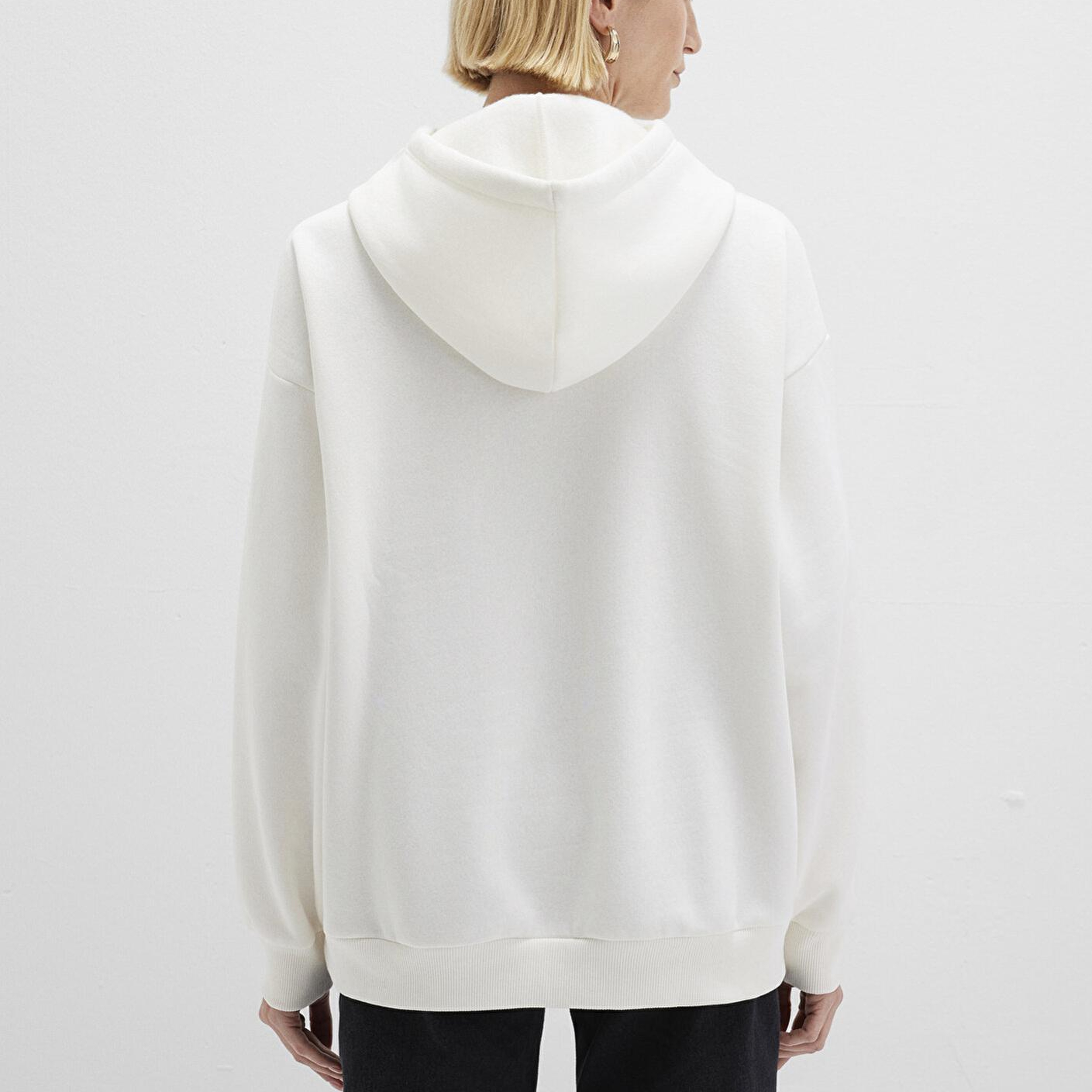 Mavi Mavi Logo Patchli Beyaz Sweatshirt 1S10175-80194