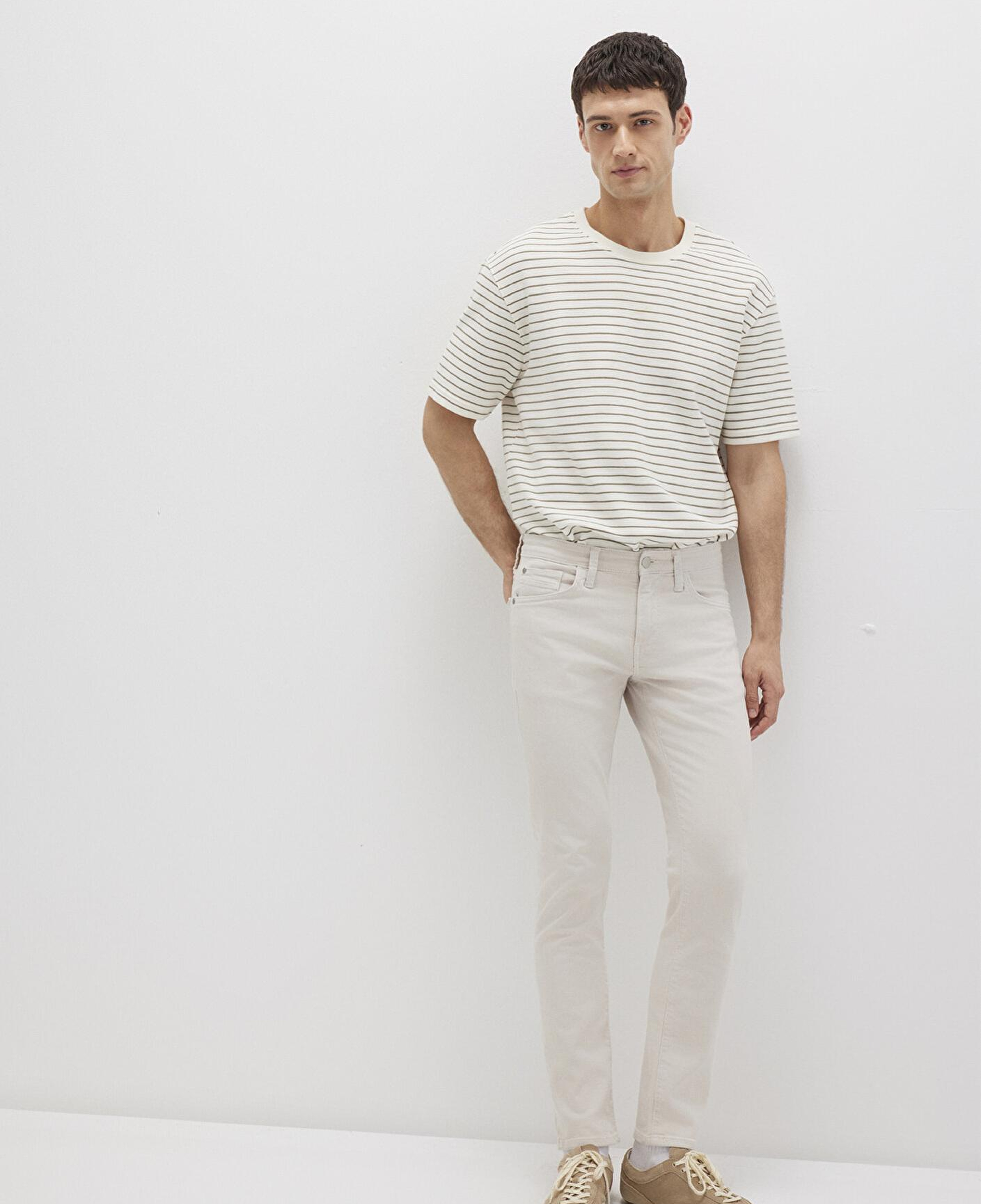 Mavi Jake Ekru Comfort Gabardin Pantolon 0042222763
