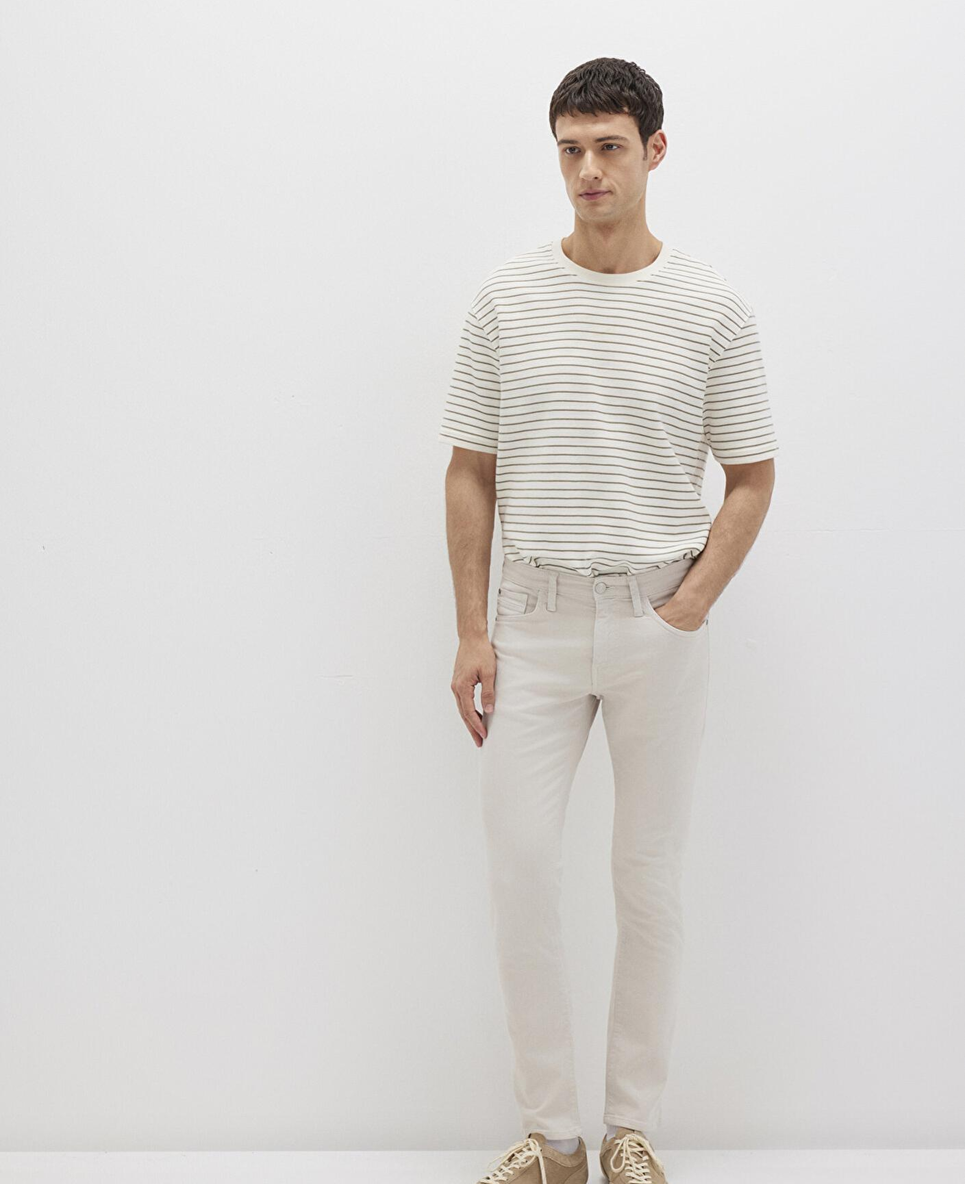 Mavi Jake Ekru Comfort Gabardin Pantolon 0042222763
