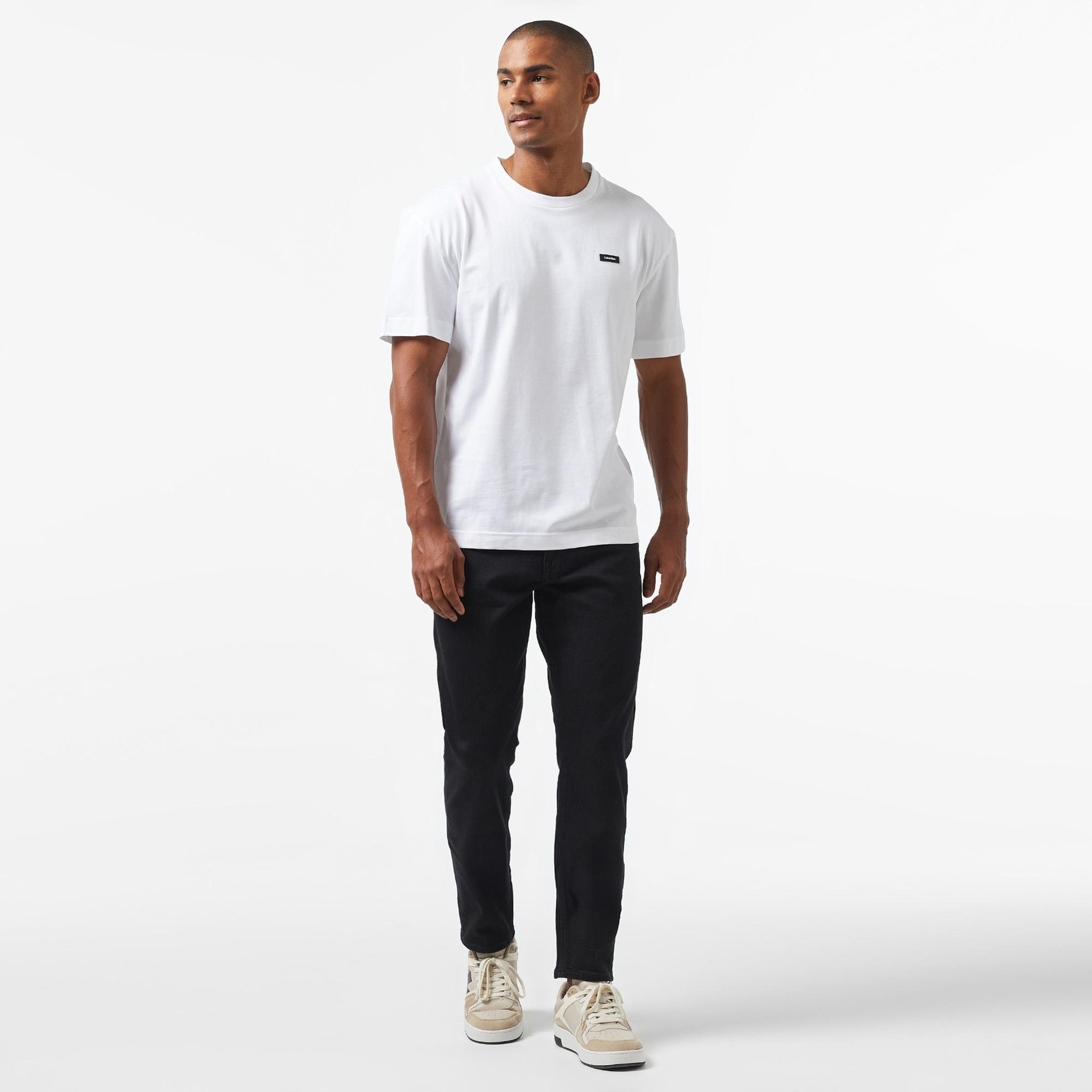 Calvin Klein Cotton Comfort Fit Erkek Beyaz T-Shirt