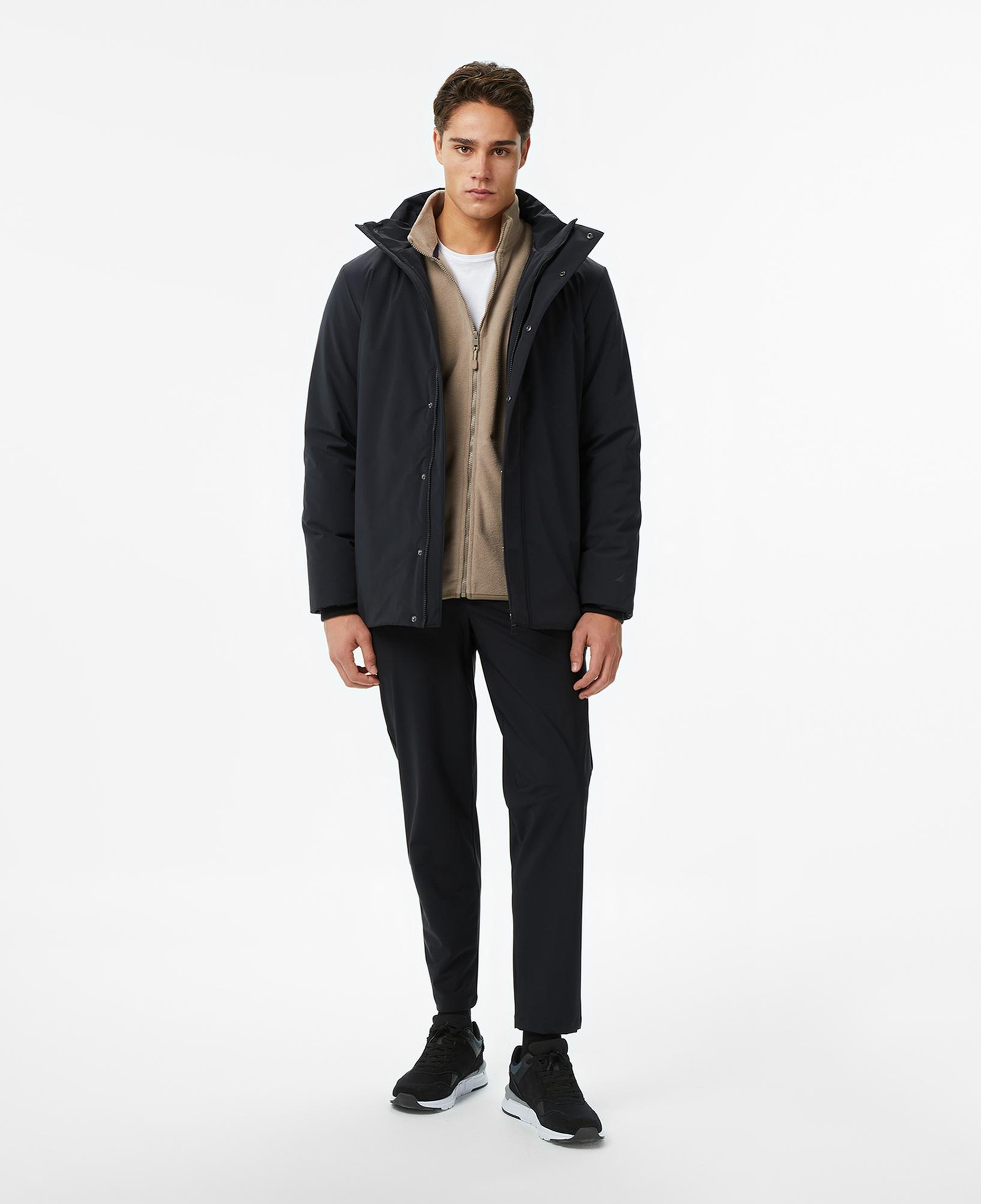 Nautica Erkek Siyah Regular Fit Mont