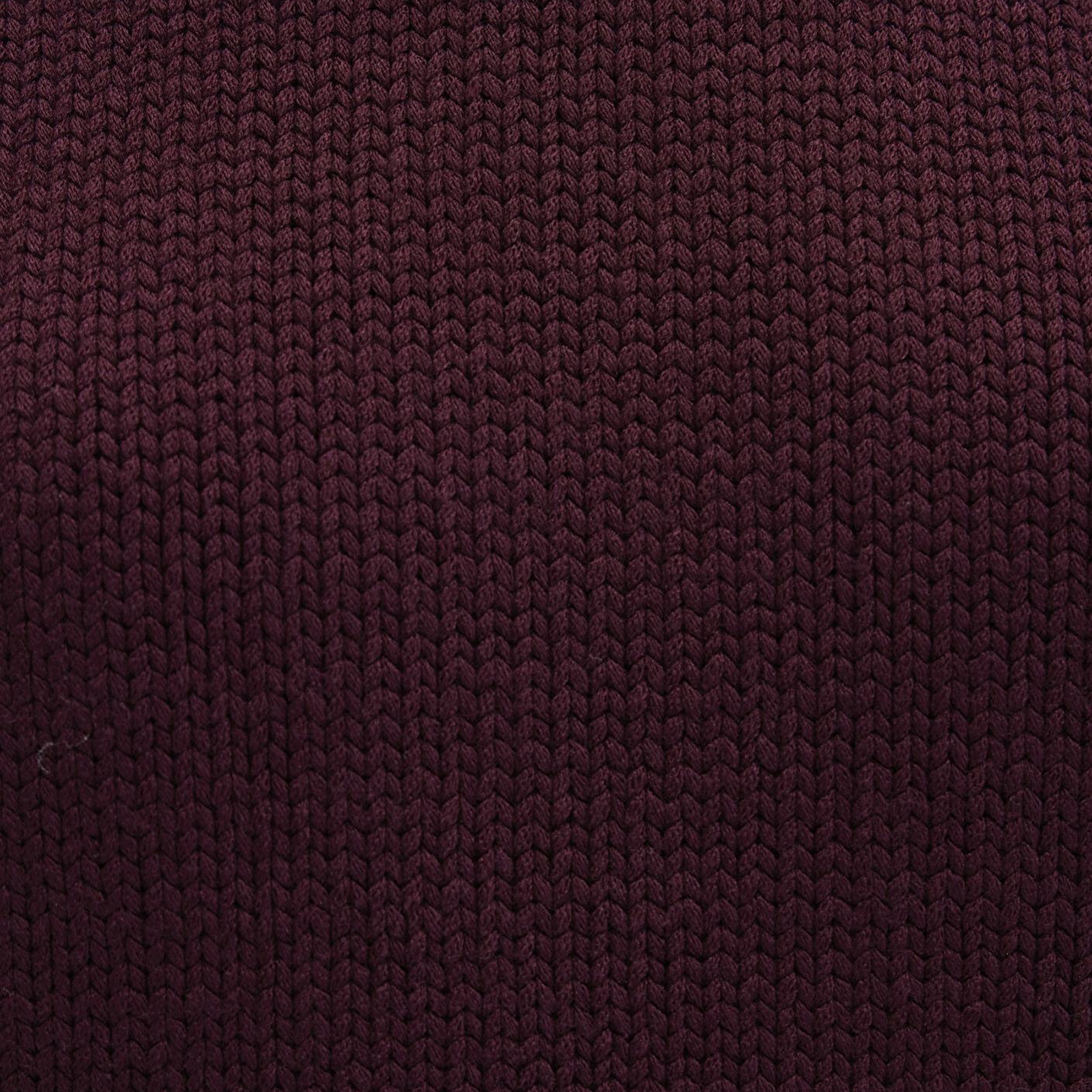 Mavi Bisiklet Yaka Bordo Kazak Oversize / Geniş Kesim 1710516-70434