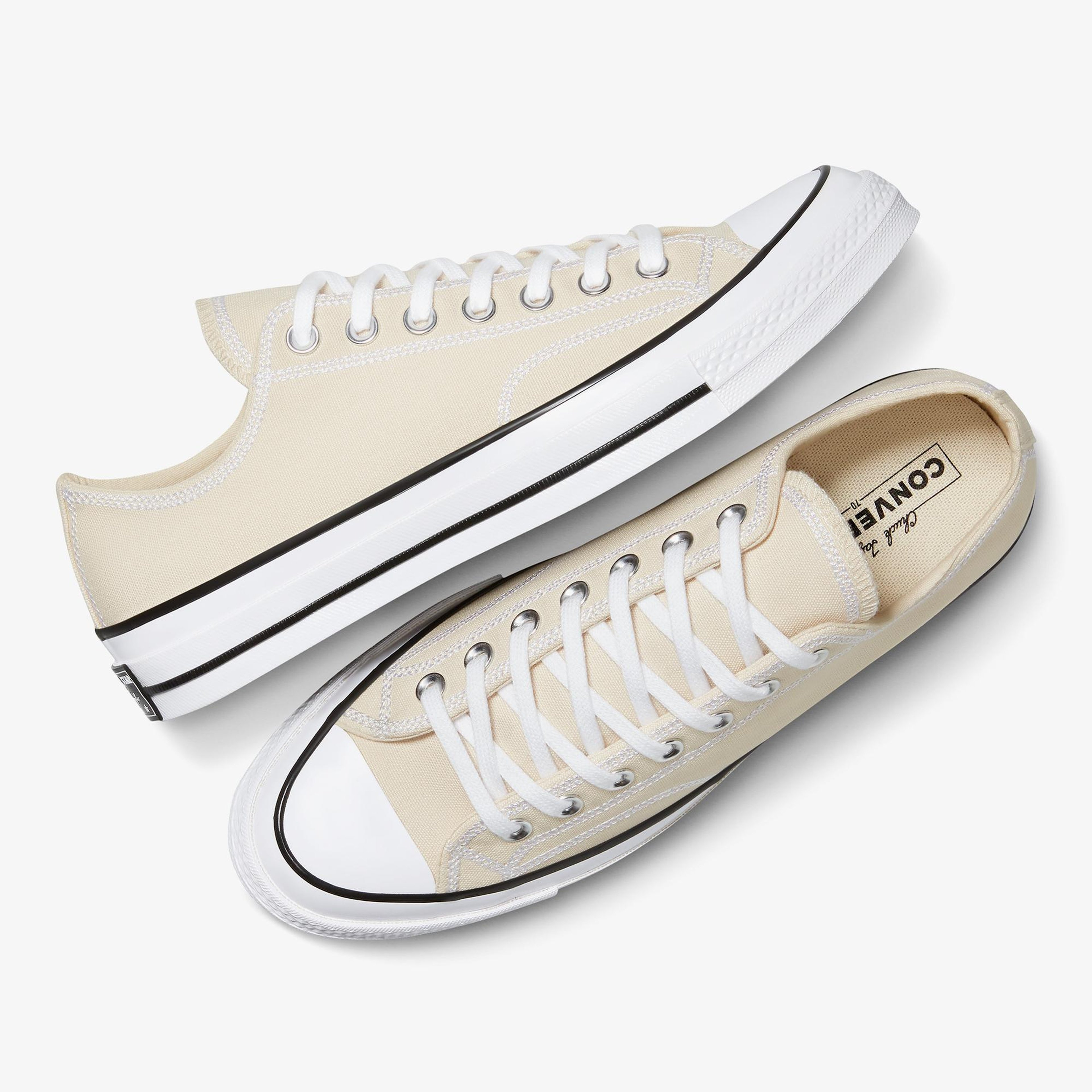 Converse Chuck 70 Crafted Unisex Krem Sneaker