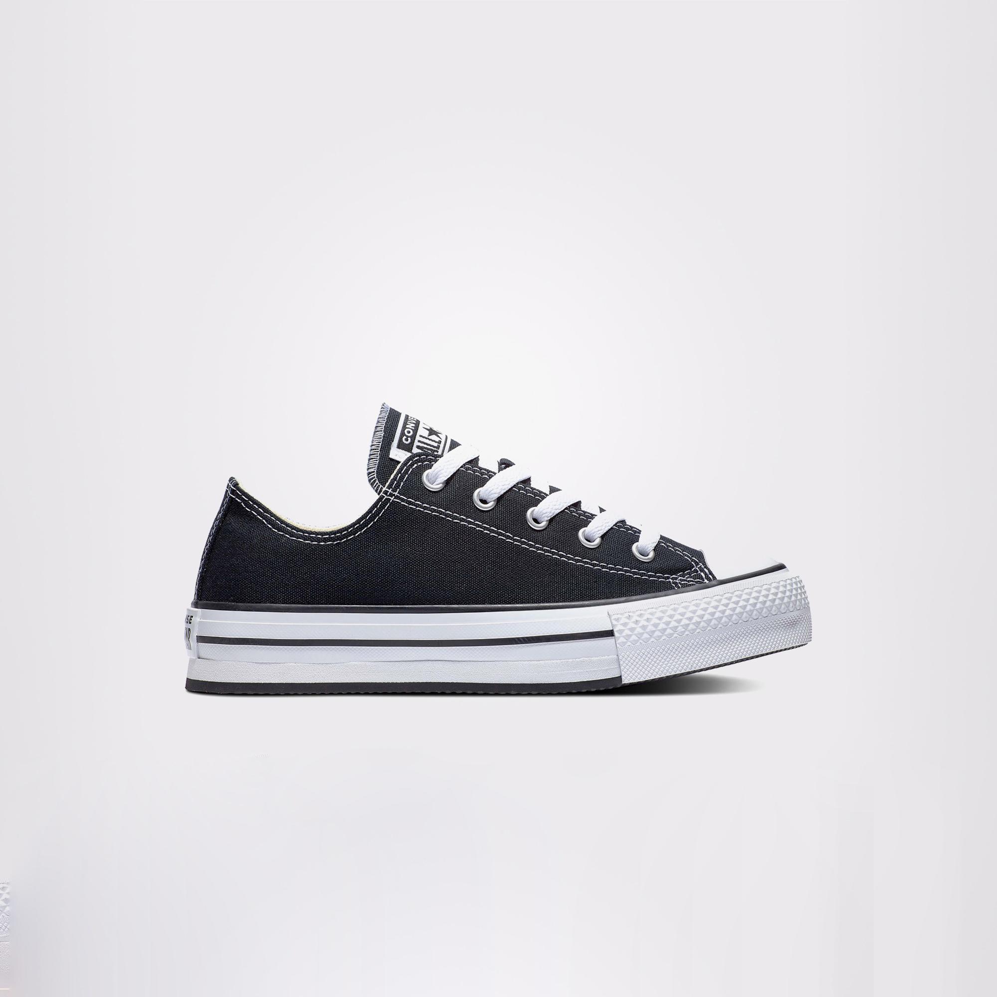 Converse Chuck Taylor All Star Eva Lift Genç Siyah Platform Sneaker