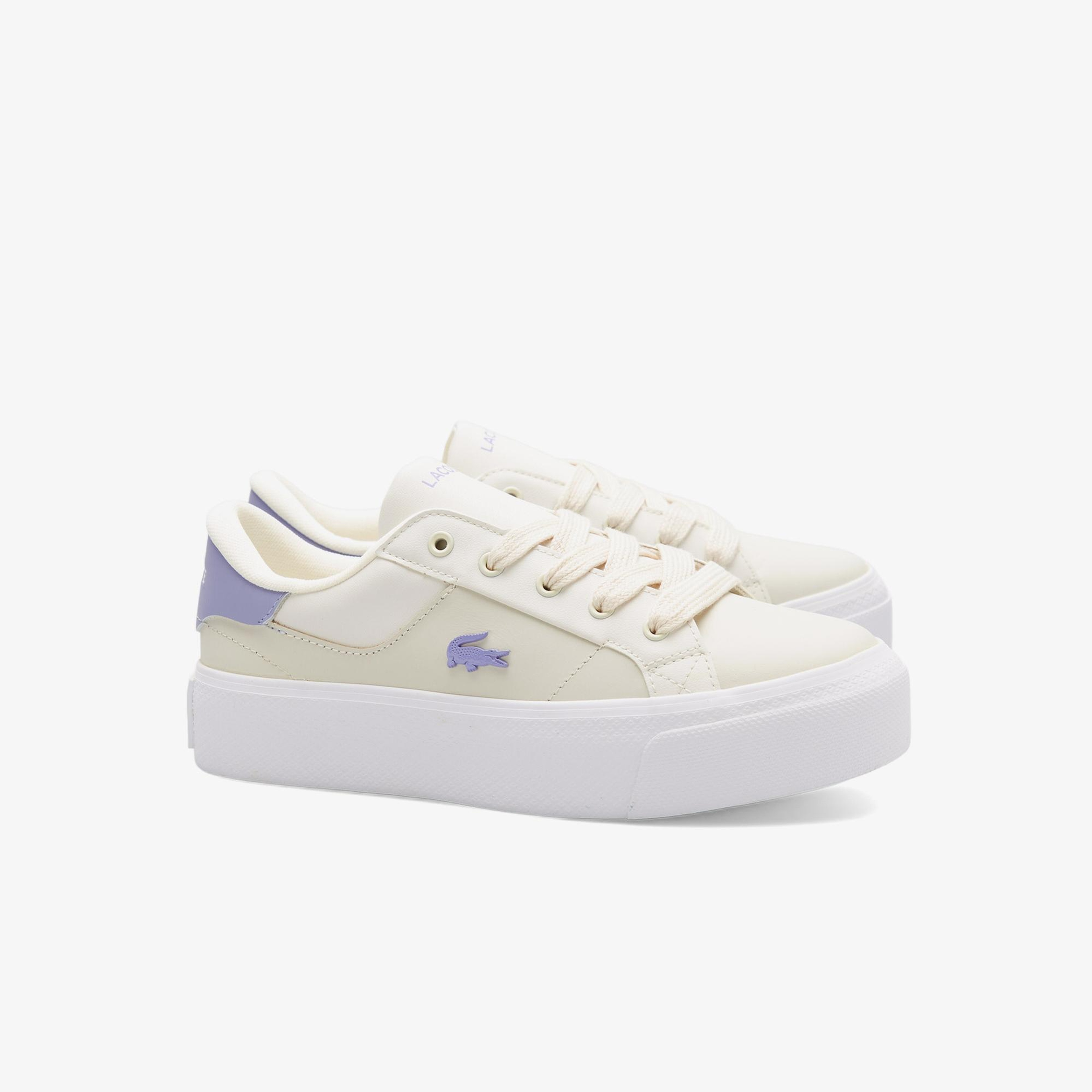 Lacoste Ziane Platform Kadın Krem Sneaker