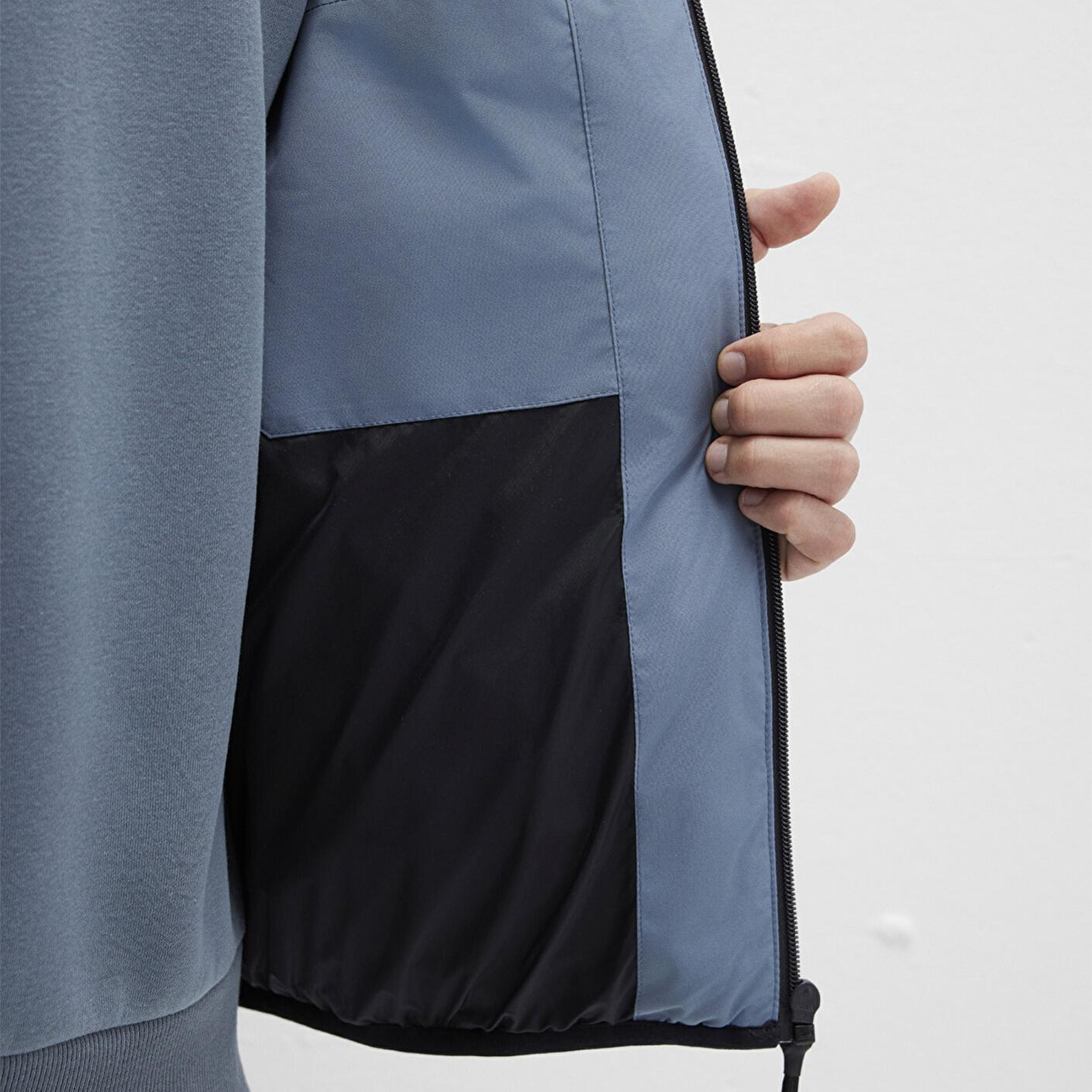 Mavi Kapüşonlu Mavi Şişme Mont 0110360-70782