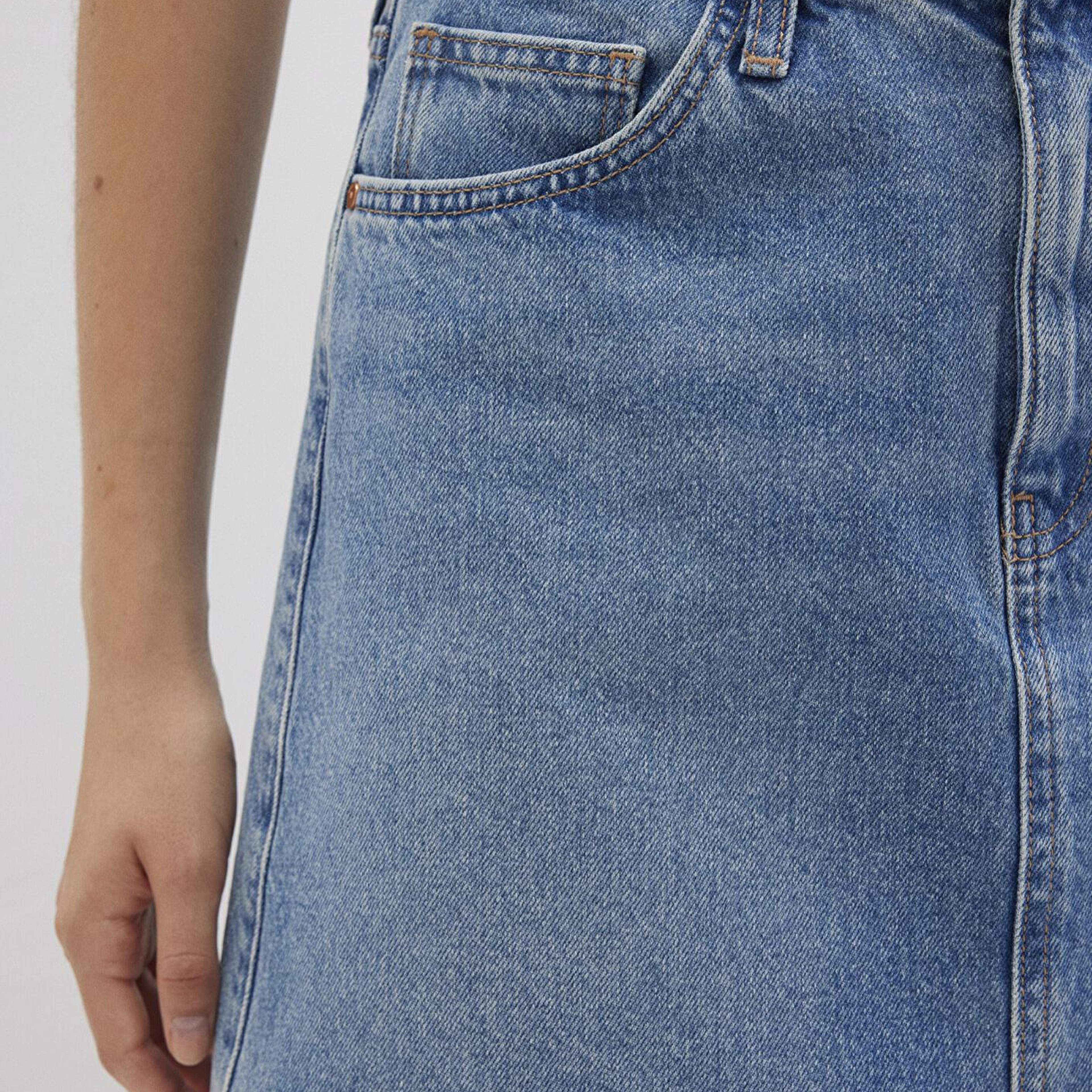 Mavi Bailey Real Blue Gölgeli Indigo Mavisi Jean Etek 1310204-87098