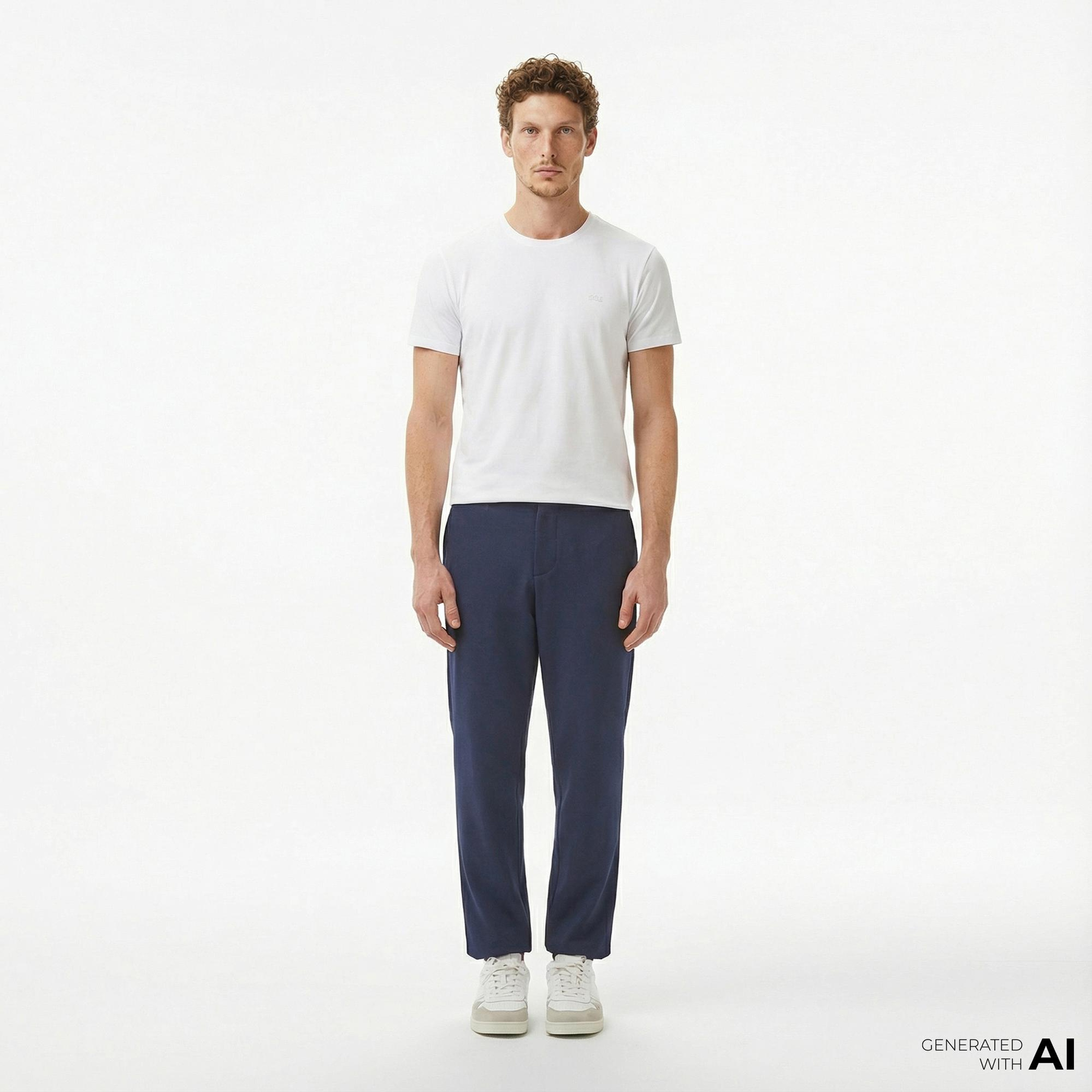 Lacoste Erkek Tapered Fit Lacivert Pantolon