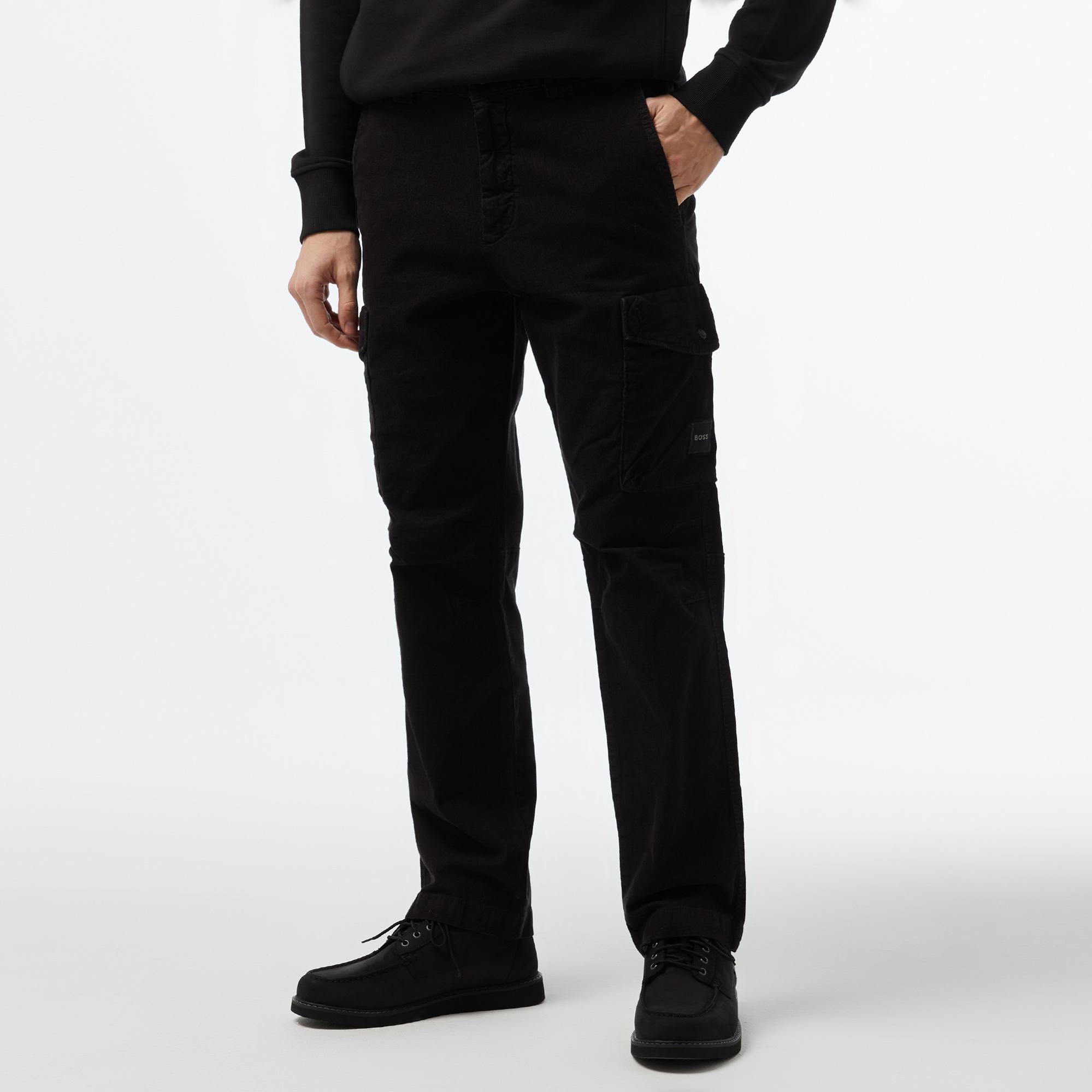 Boss Erkek Siyah Pantolon