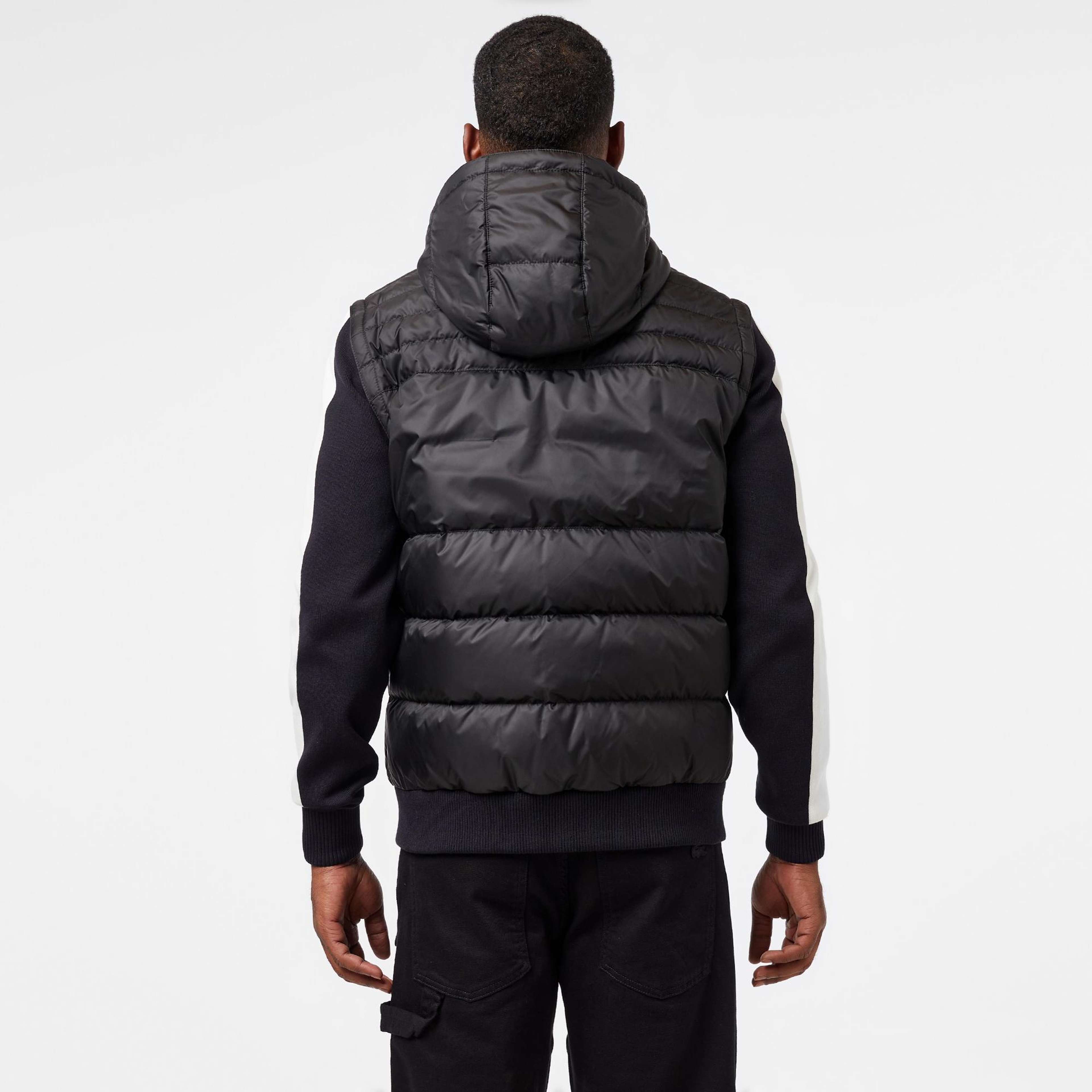 Lacoste Erkek Kapüşonlu Siyah Mont