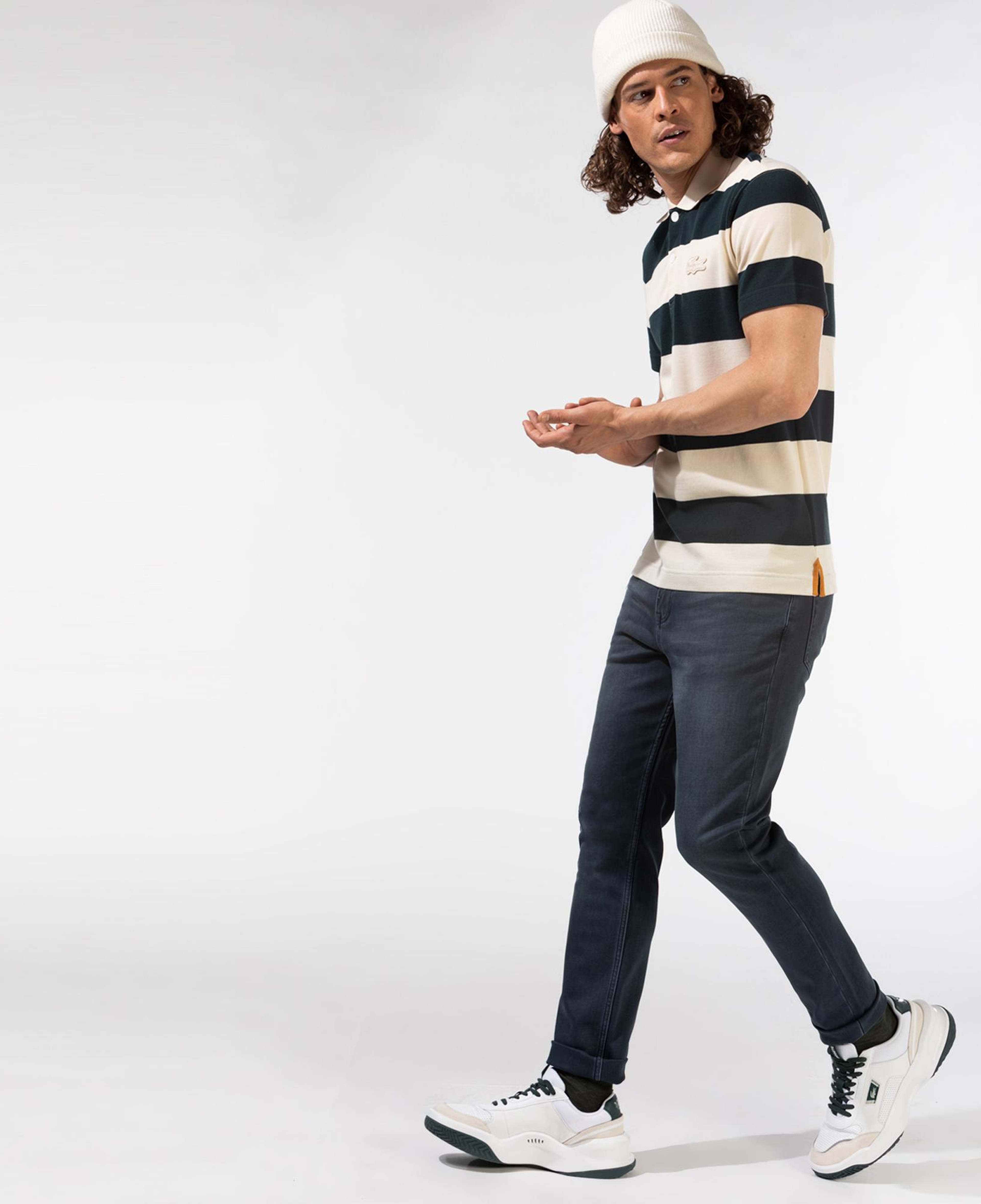 Erkek Slim Fit Mavi Jean Pantolon