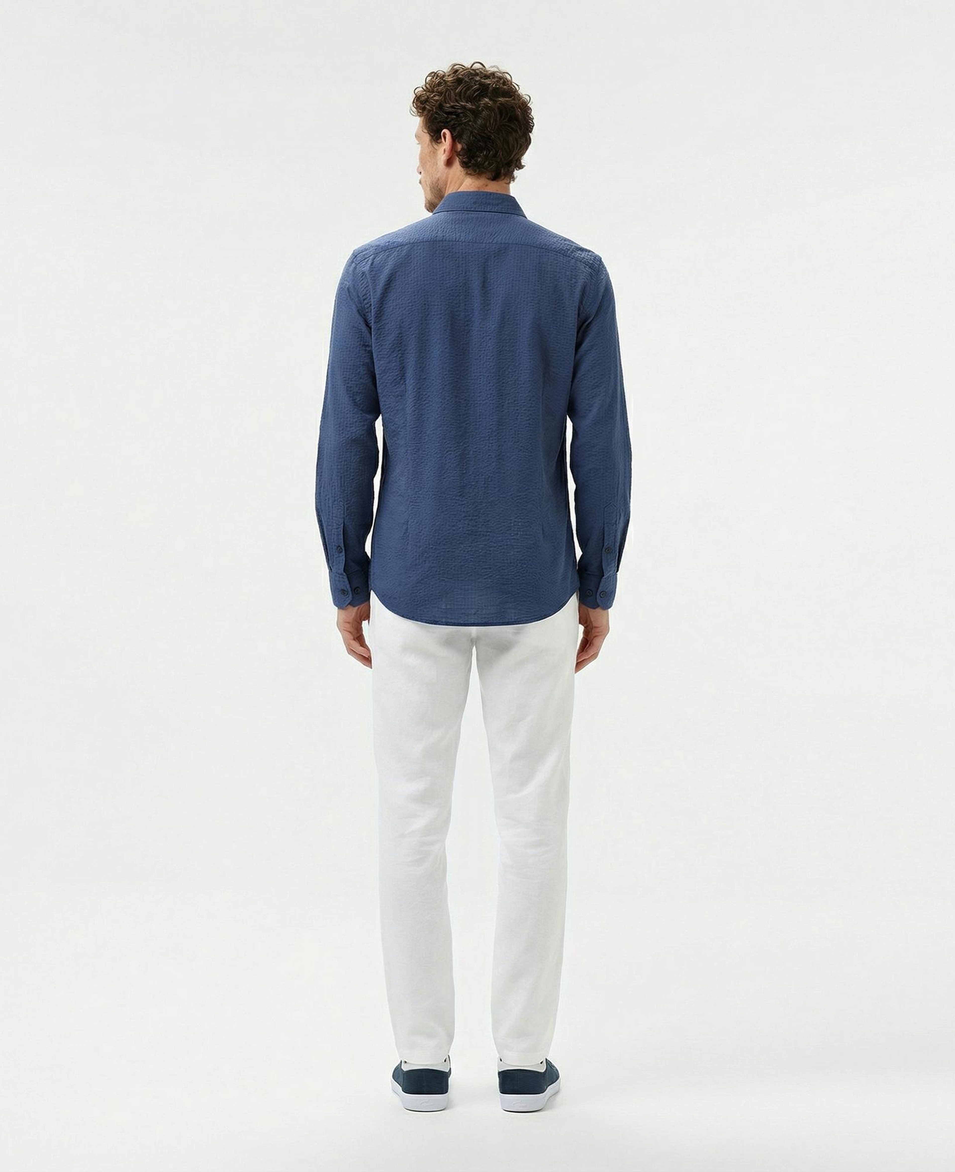 Lacoste Erkek Slim Fit Beyaz Pantolon