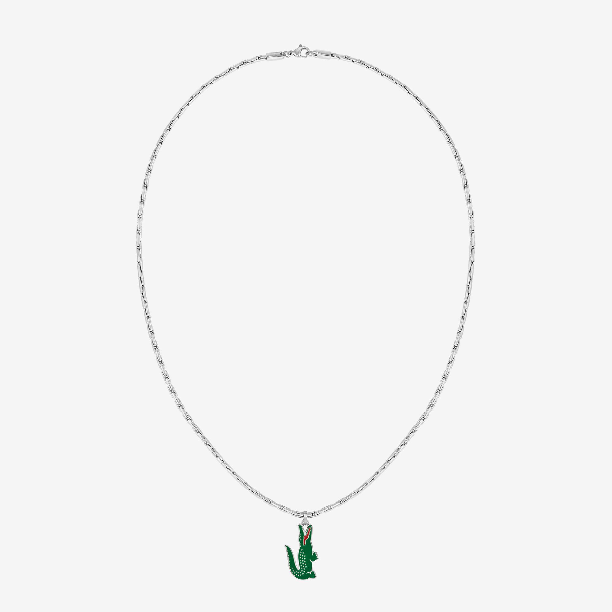 Lacoste Erkek Gri Kolye