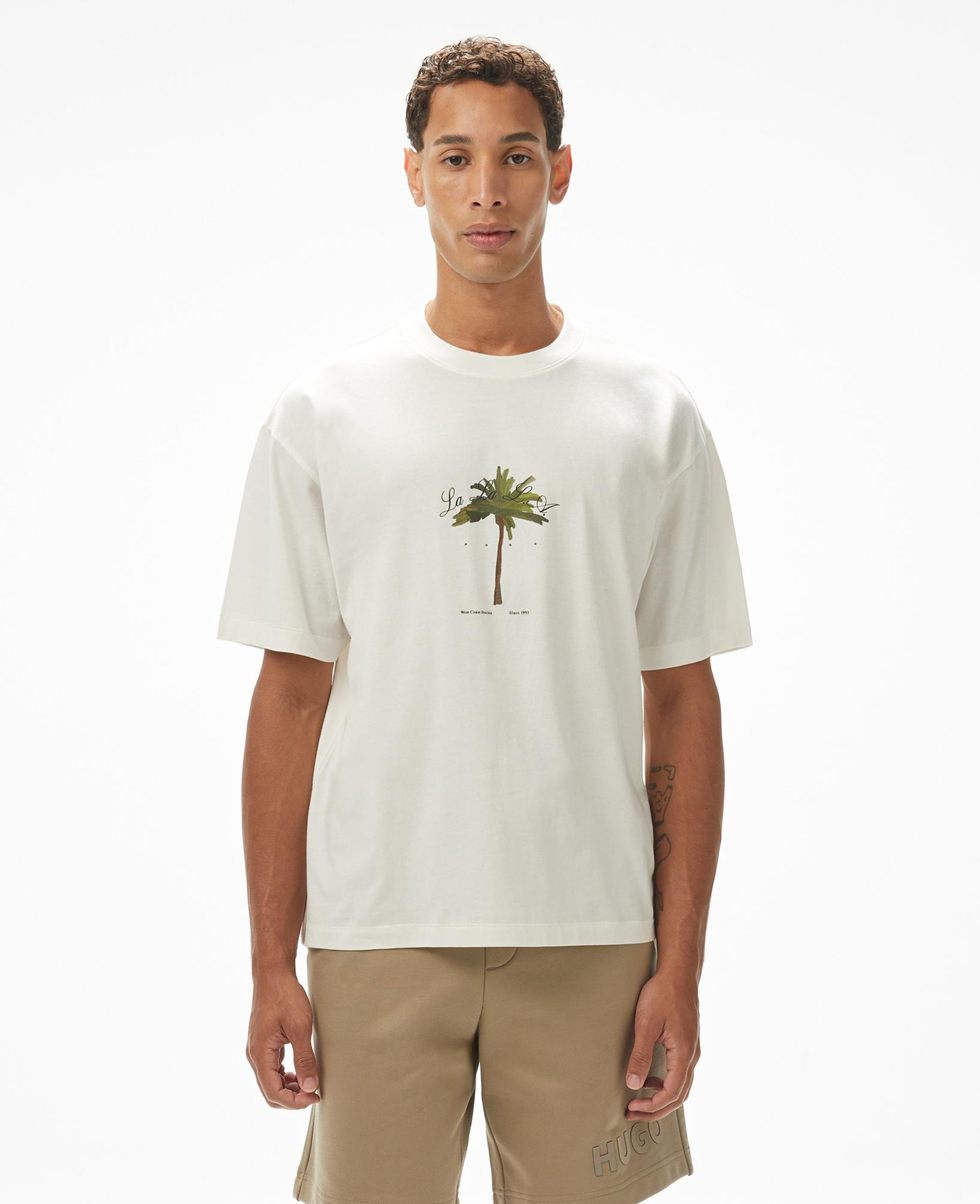 Hugo Duwom Erkek Beyaz T-Shirt