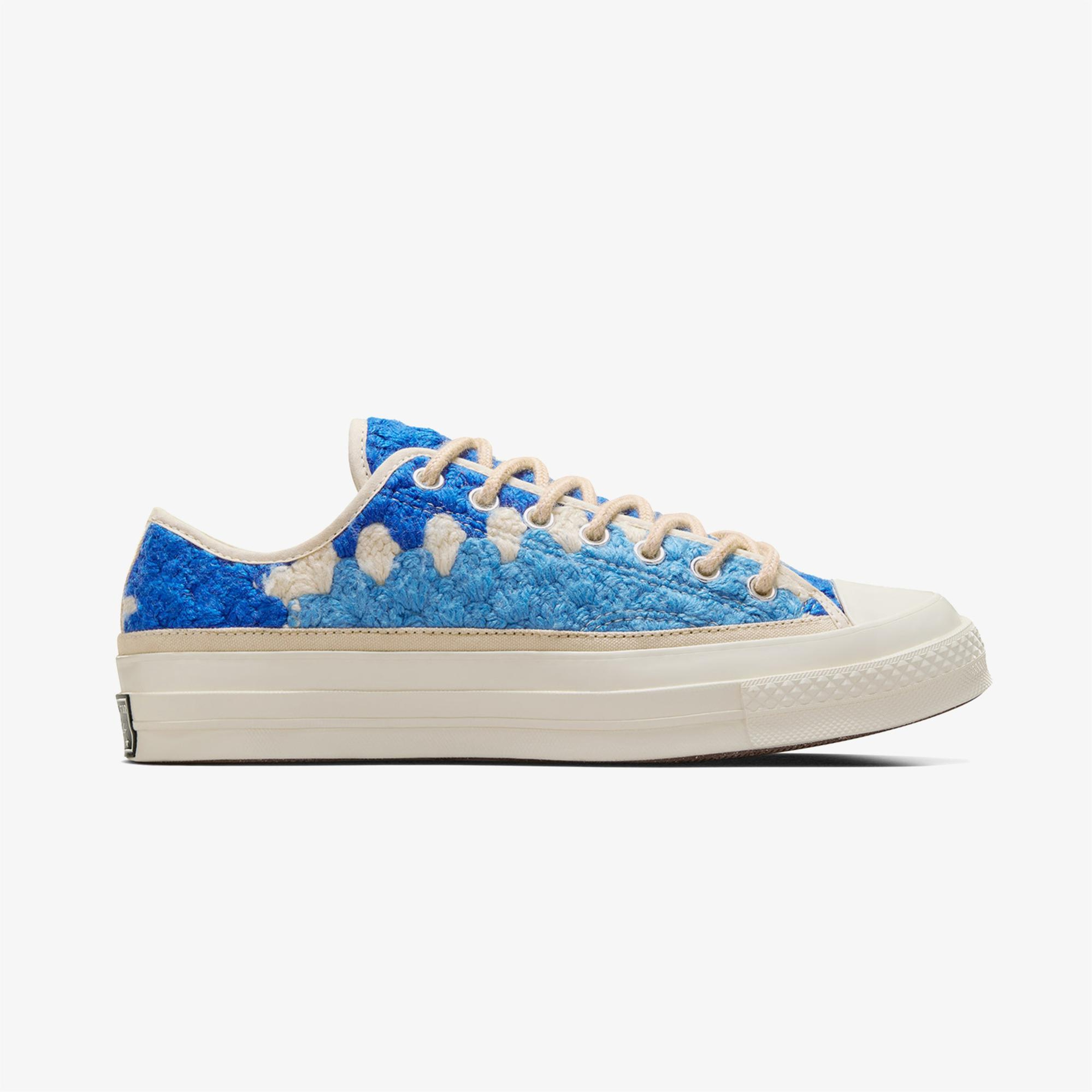 Converse Upcycle Crochet Blankets Chuck 70 Unisex Mavi Sneaker