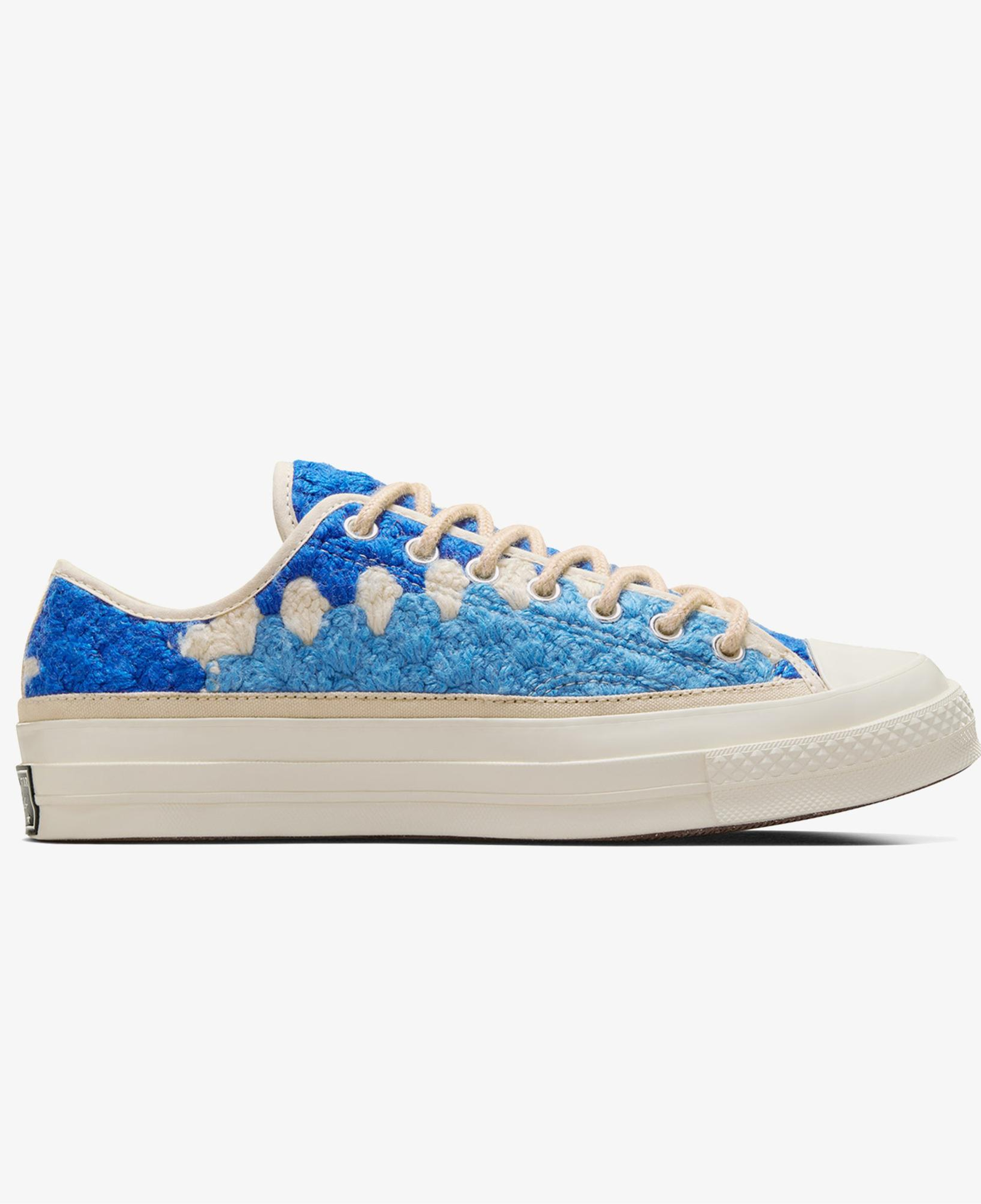 Converse Upcycle Crochet Blankets Chuck 70 Unisex Mavi Sneaker