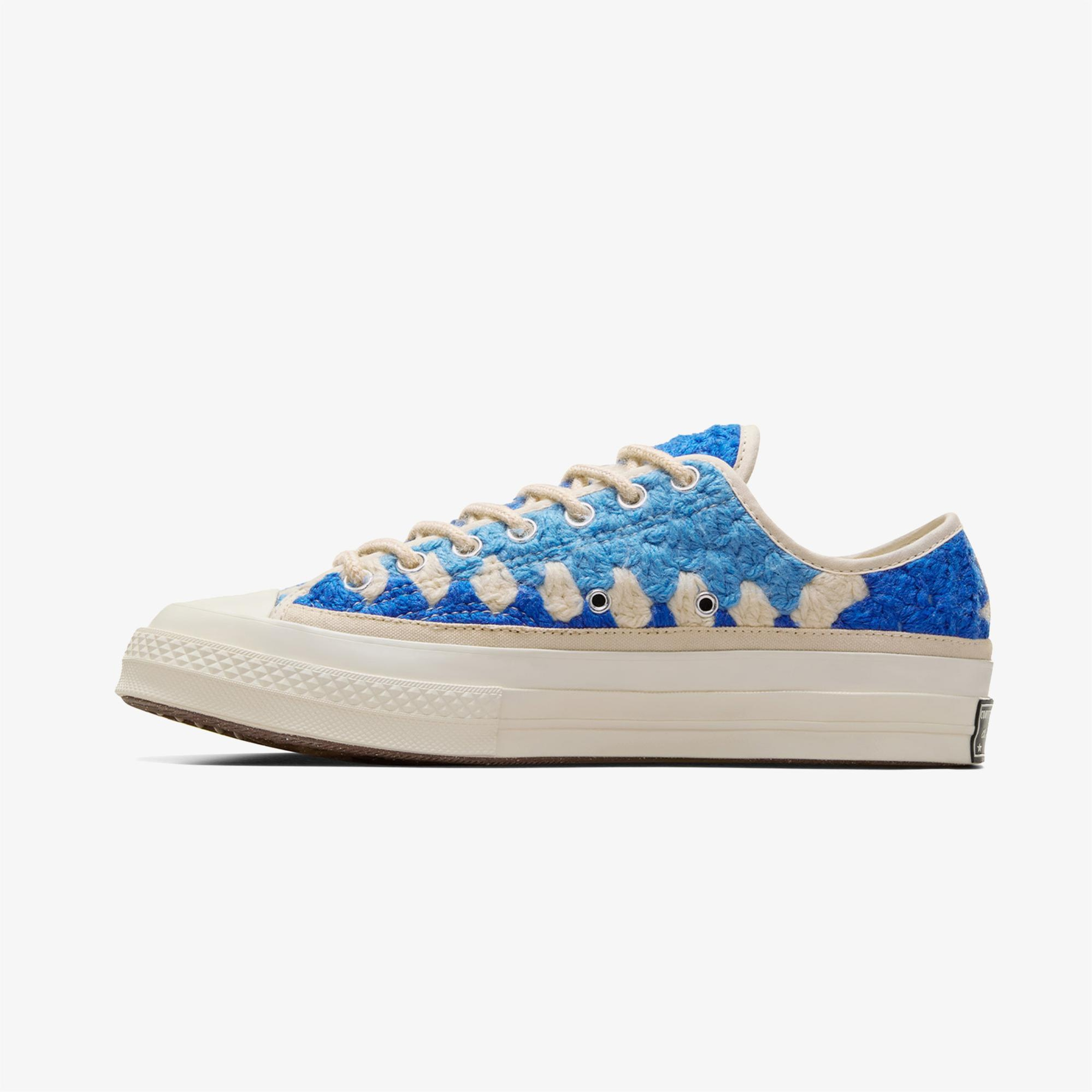 Converse Upcycle Crochet Blankets Chuck 70 Unisex Mavi Sneaker