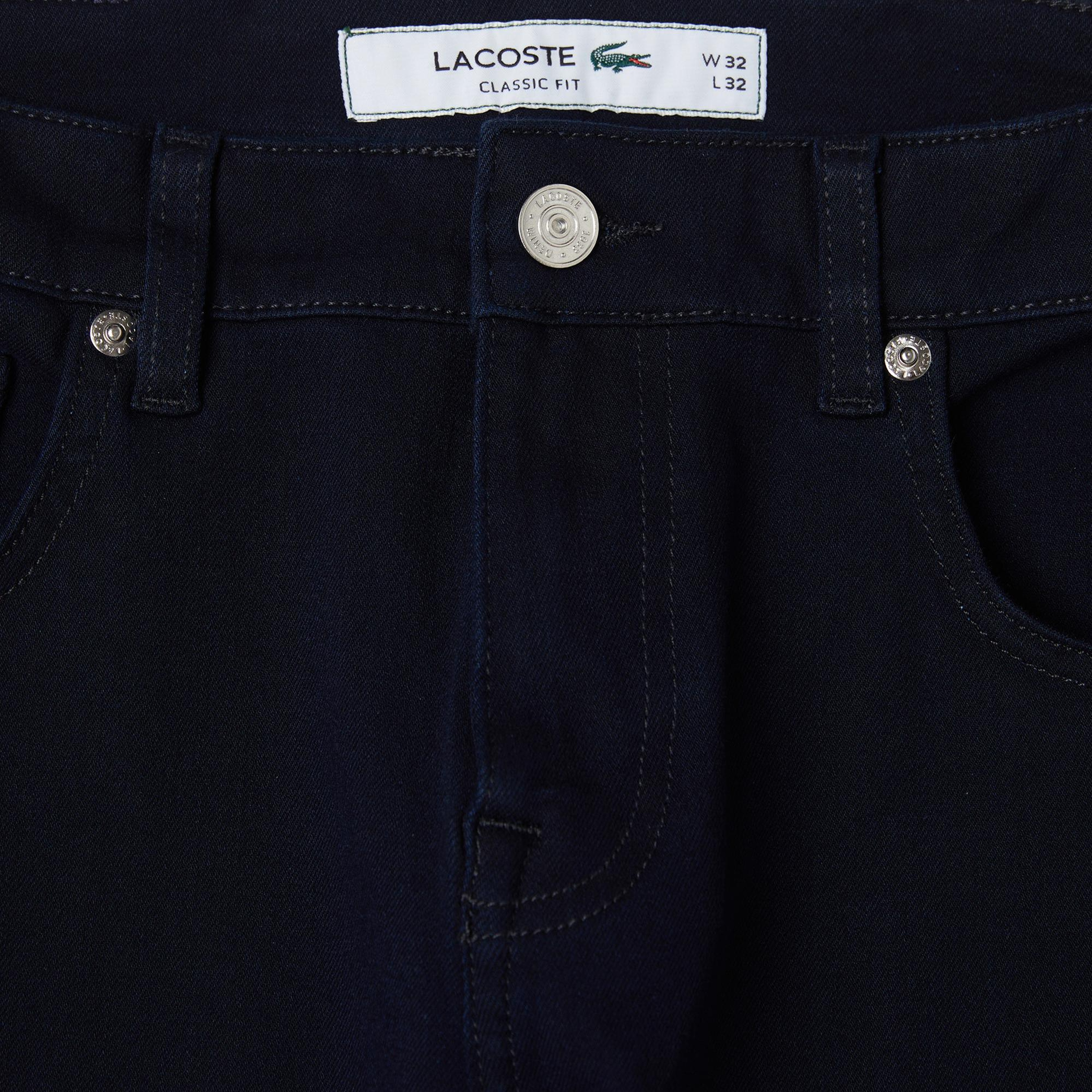 Lacoste Erkek Regular Fit Lacivert Jean Pantolon