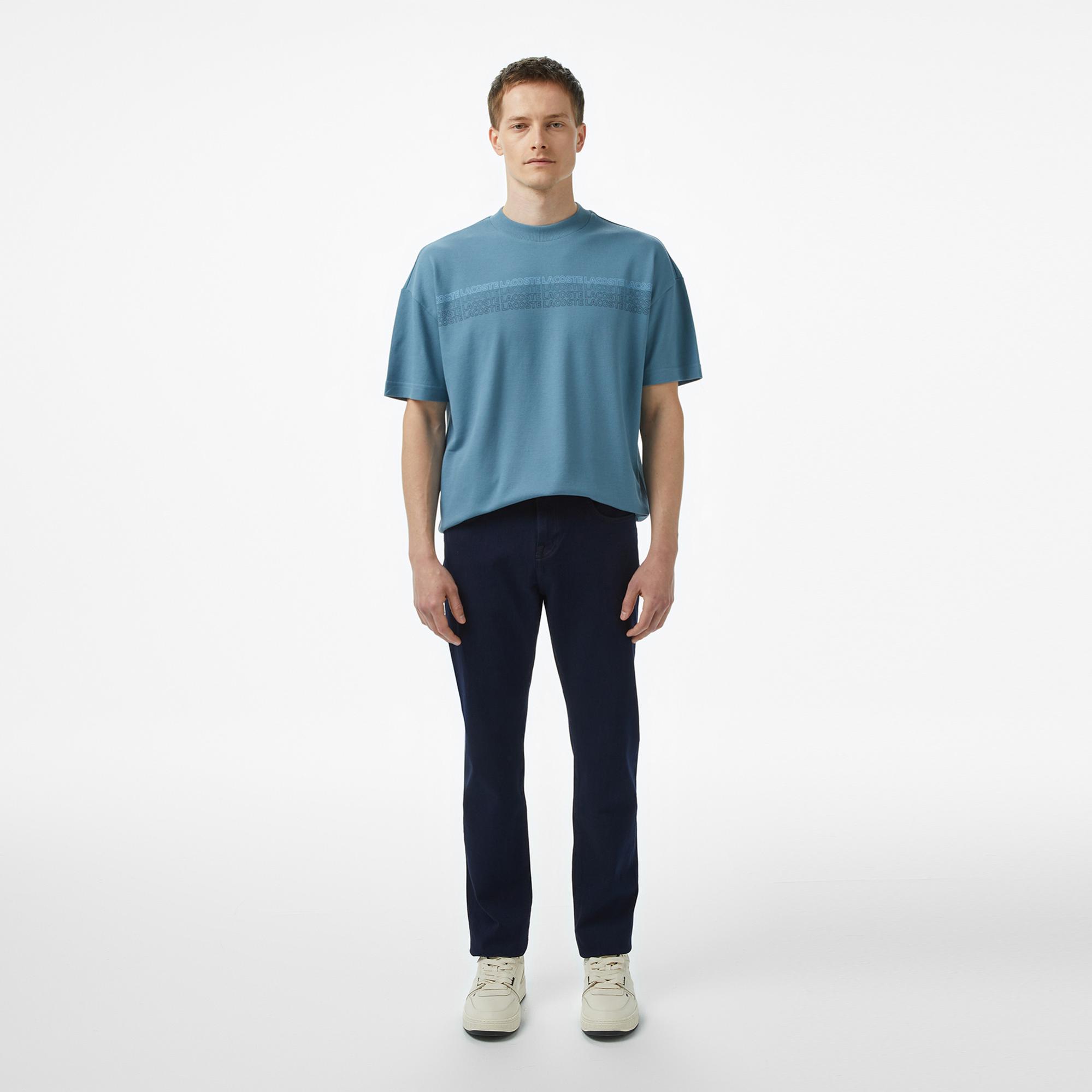 Lacoste Erkek Regular Fit Lacivert Jean Pantolon