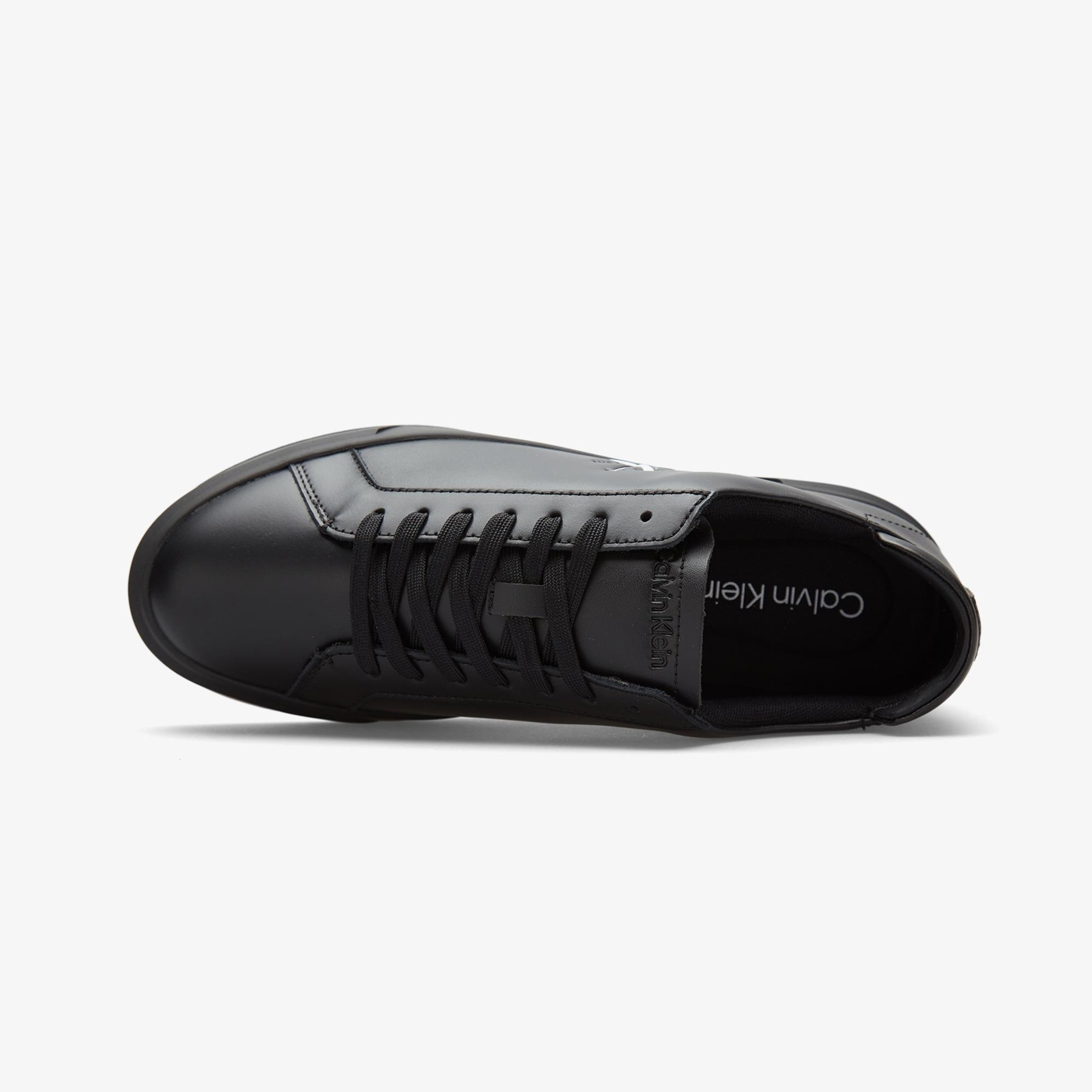 Calvin Klein Basket Cupsole Lace Up Erkek Siyah Sneaker