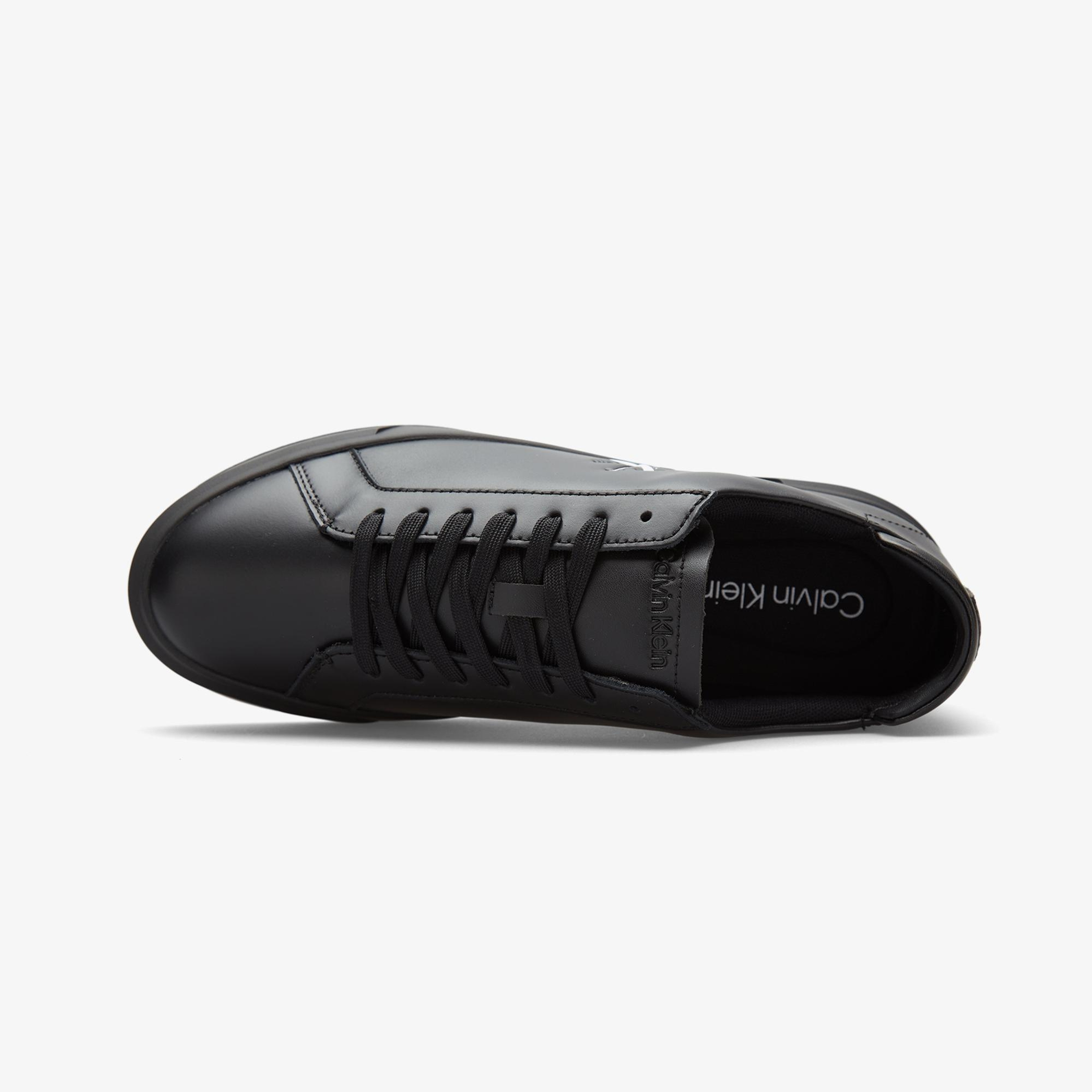 Calvin Klein Basket Cupsole Lace Up Erkek Siyah Sneaker