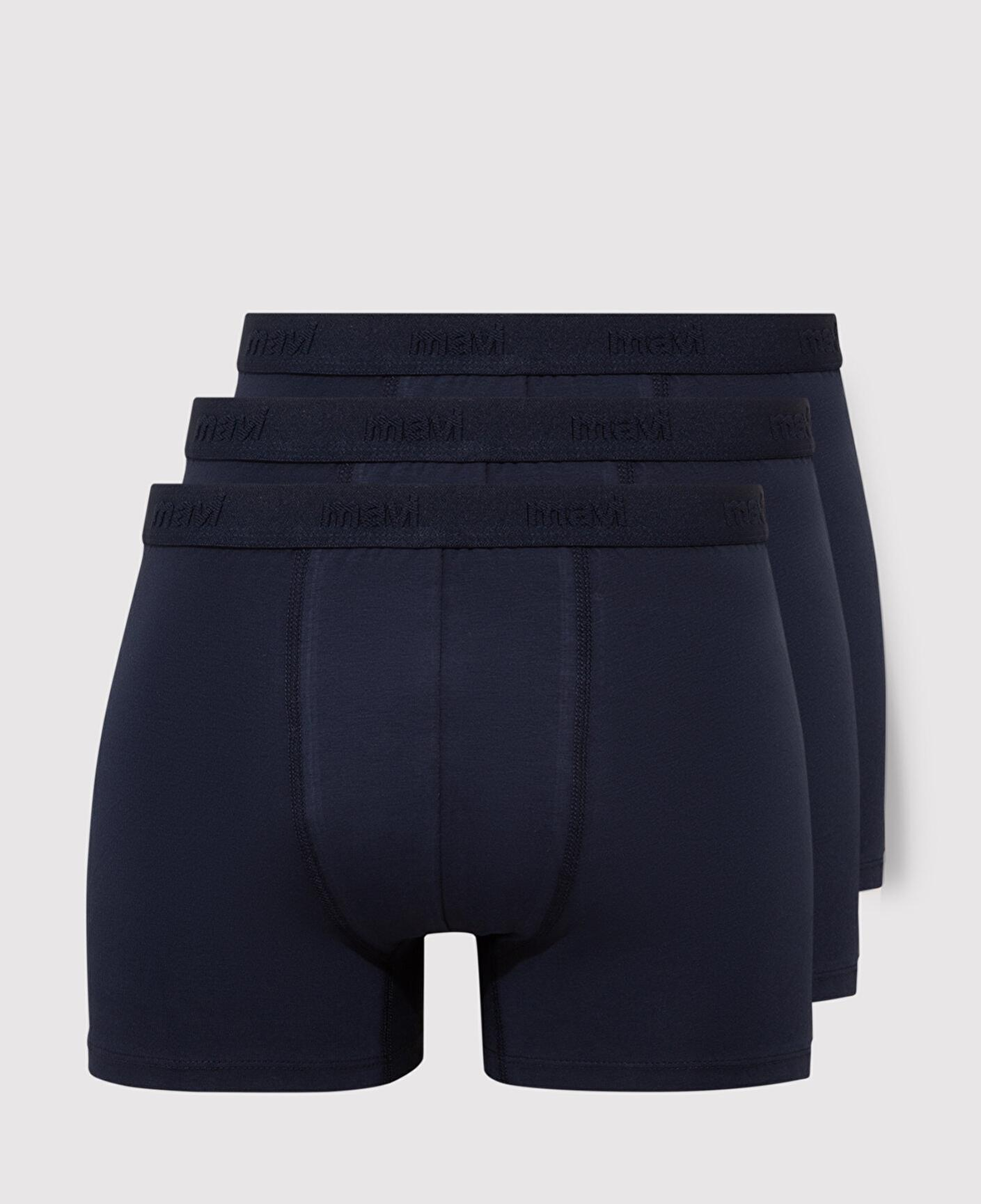 Mavi 3lü Lacivert Basic Boxer 0911414-30761