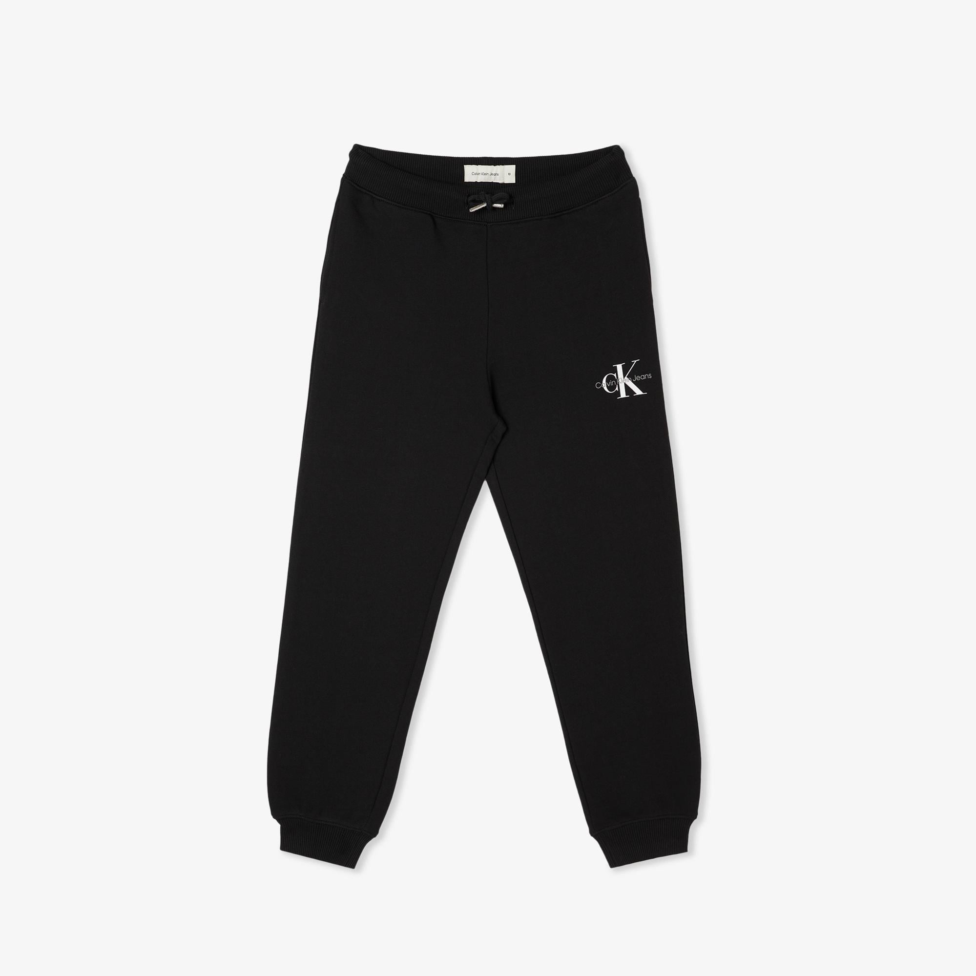 Calvin Klein Jeans Monogram Logo Çocuk Siyah Eşofman Altı