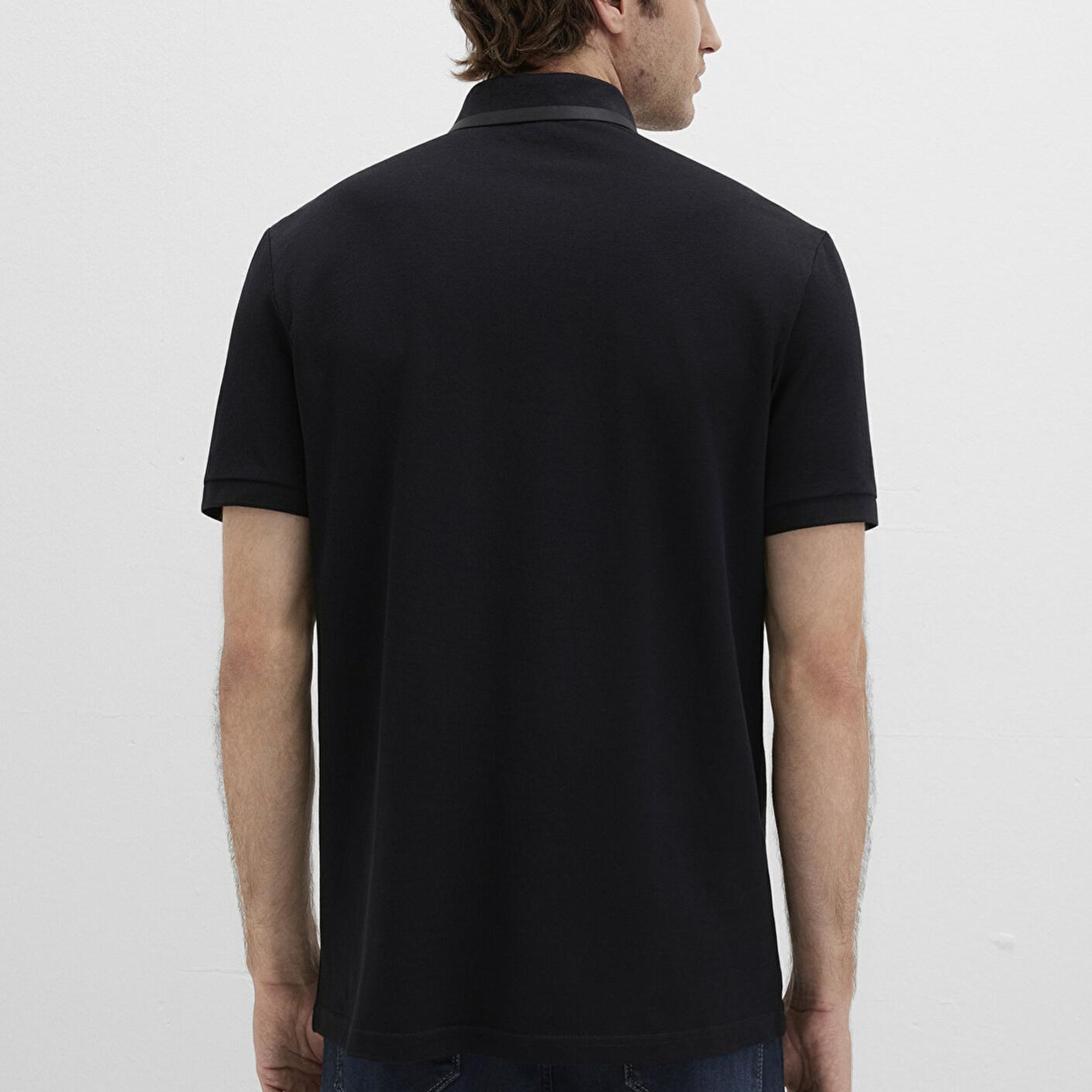 Mavi Siyah Polo Tişört Slim Fit / Dar Kesim 0611829-900