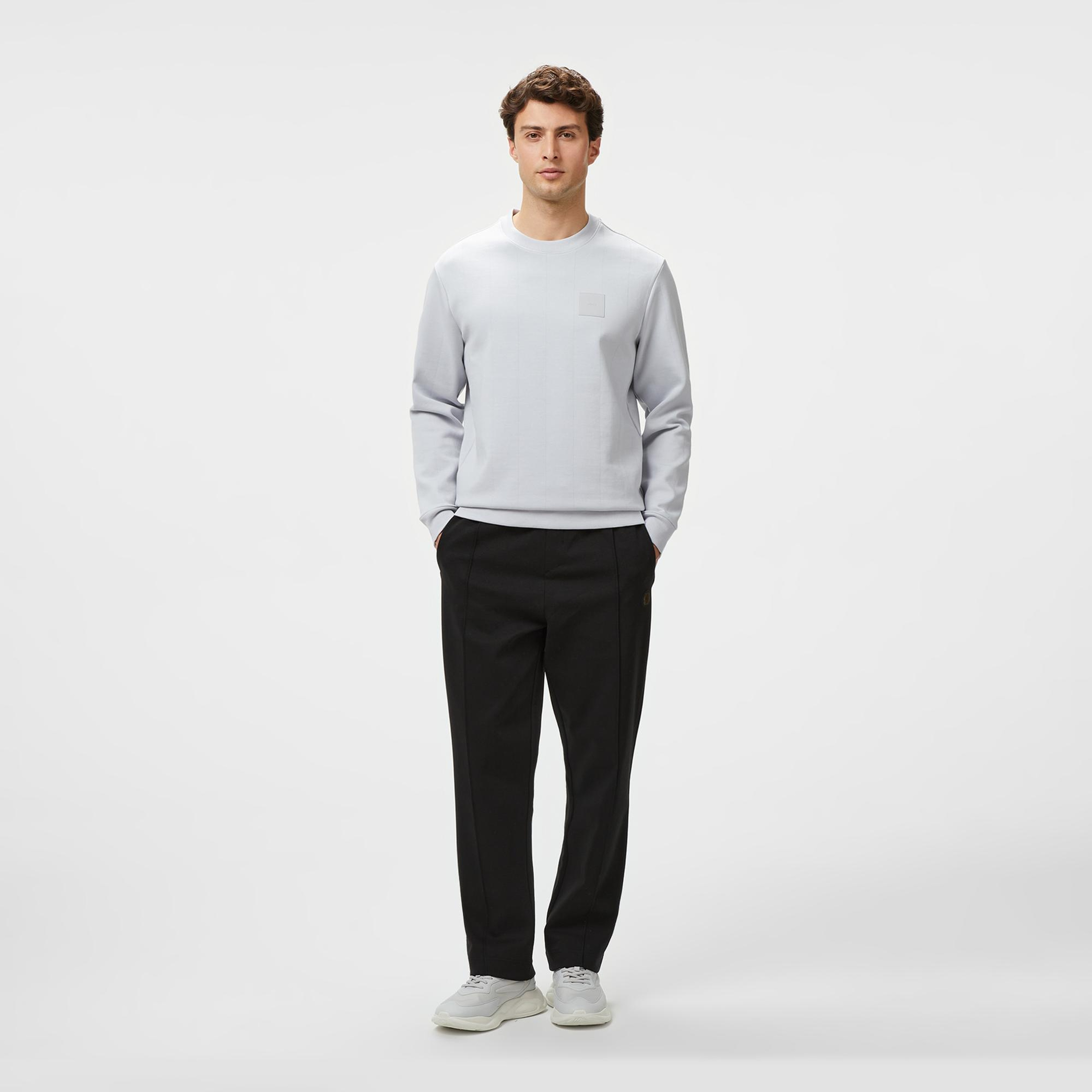 Boss Salbo Erkek Gri Sweatshirt