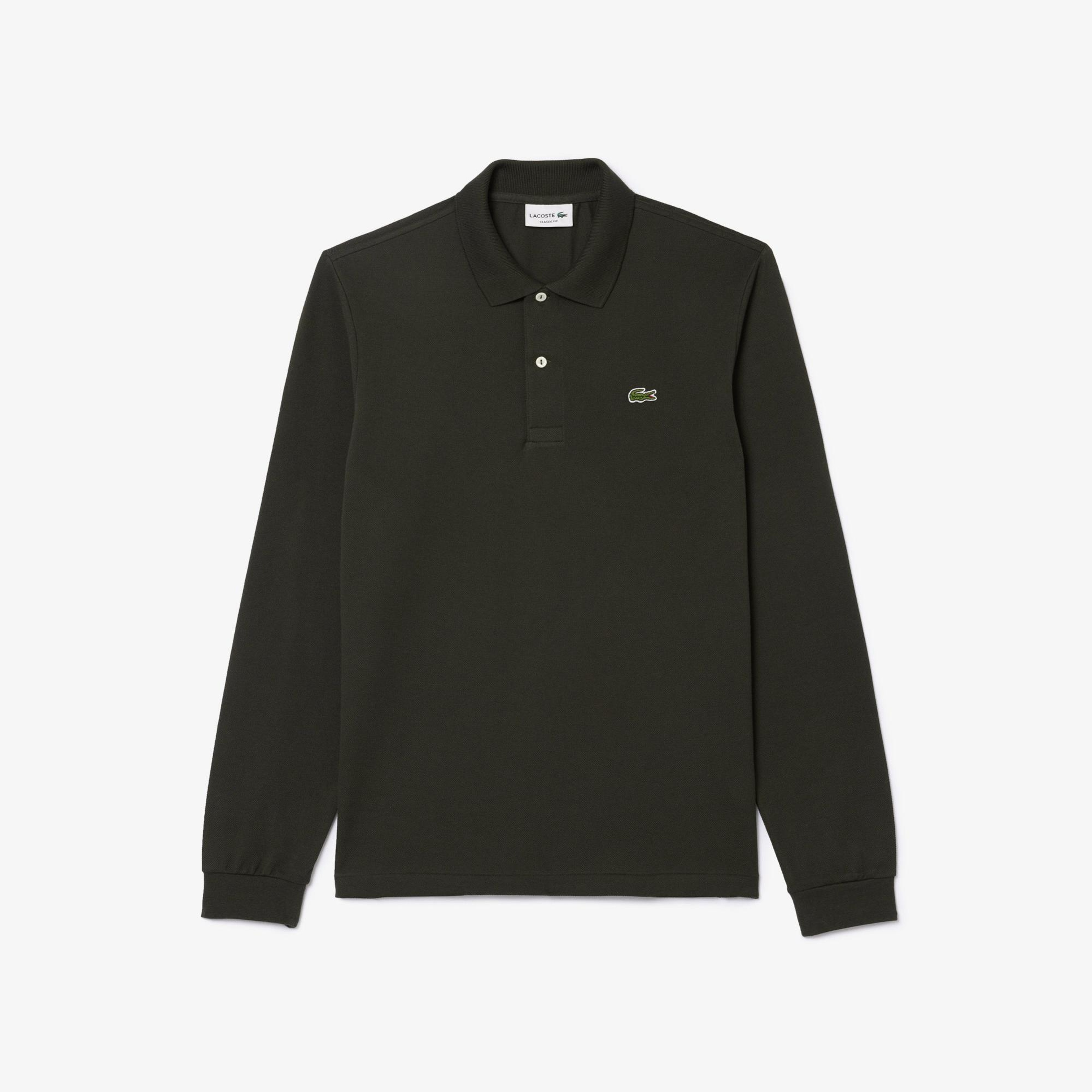 Lacoste L.12.12 Erkek Classic Fit Uzun Kollu Haki Polo