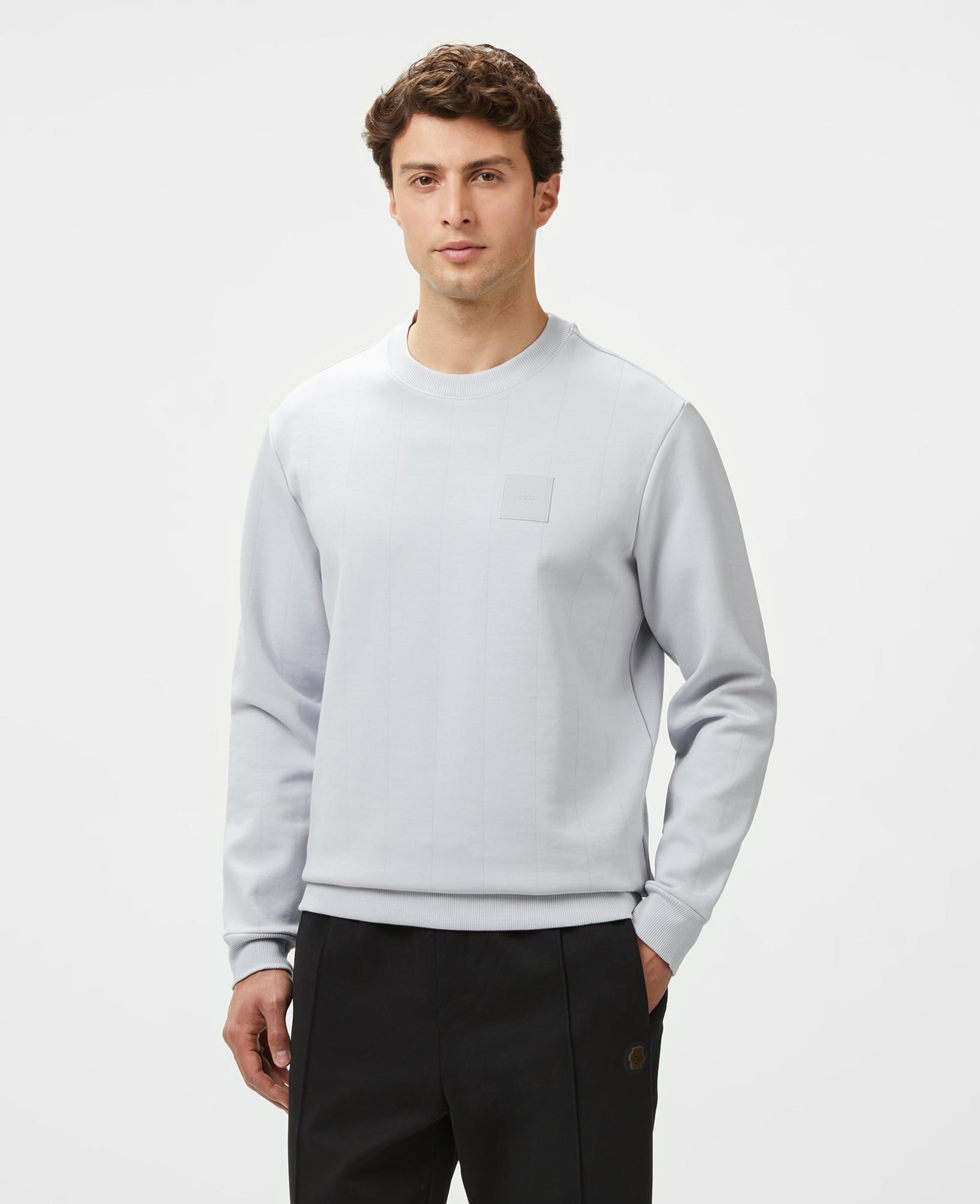Boss Salbo Erkek Gri Sweatshirt