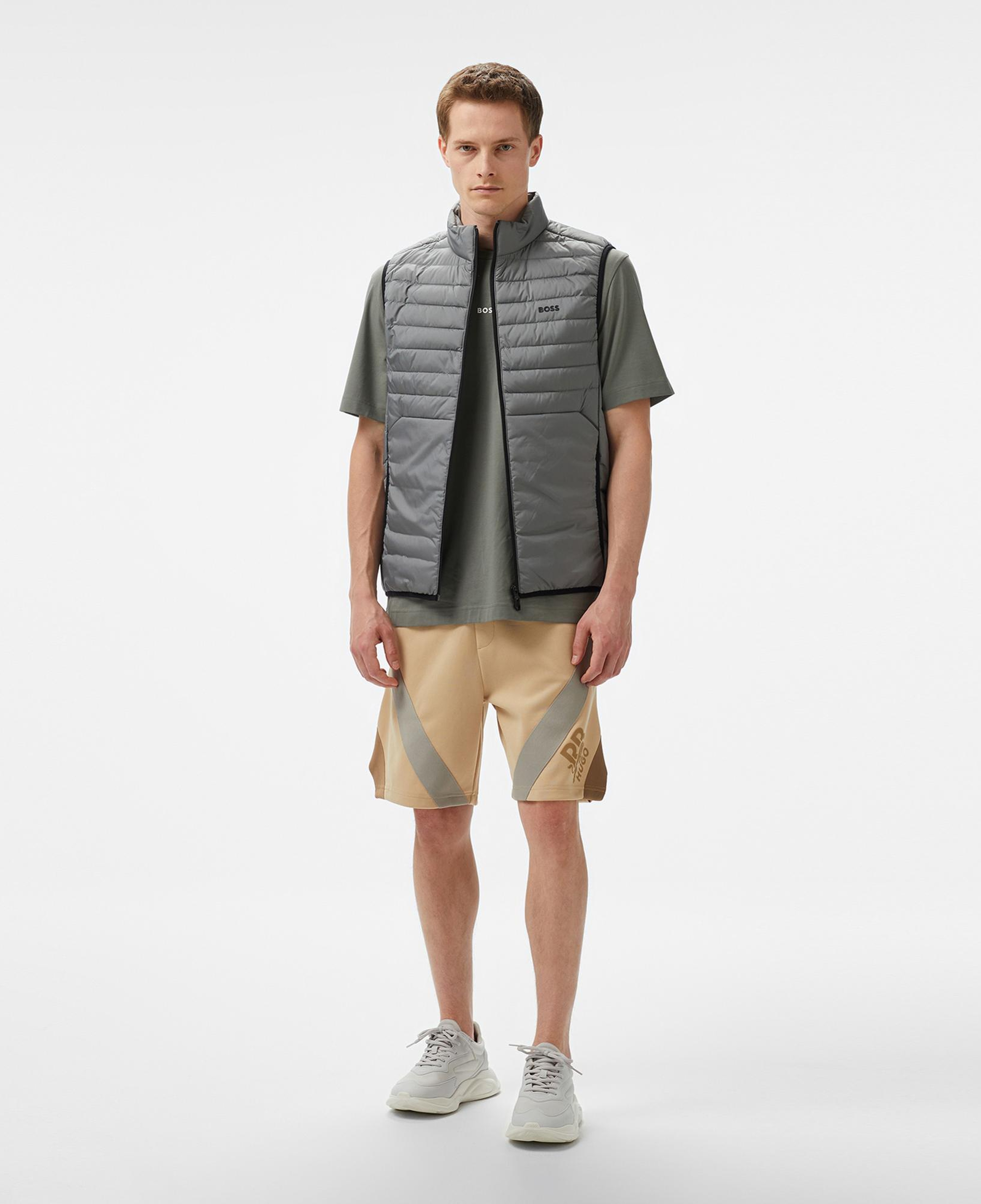 Boss Erkek Gri Yelek