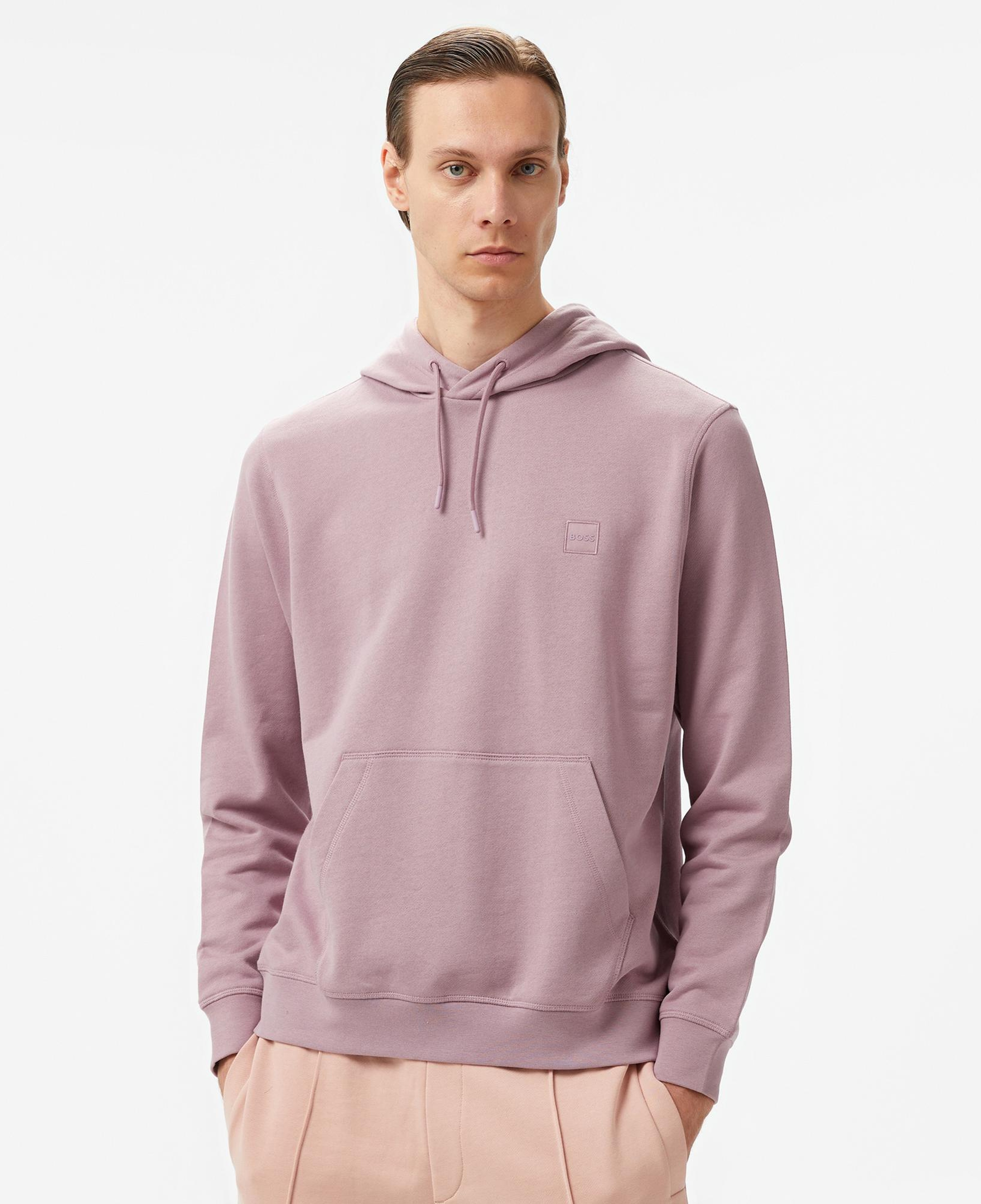 Boss Erkek Mor Hoodie