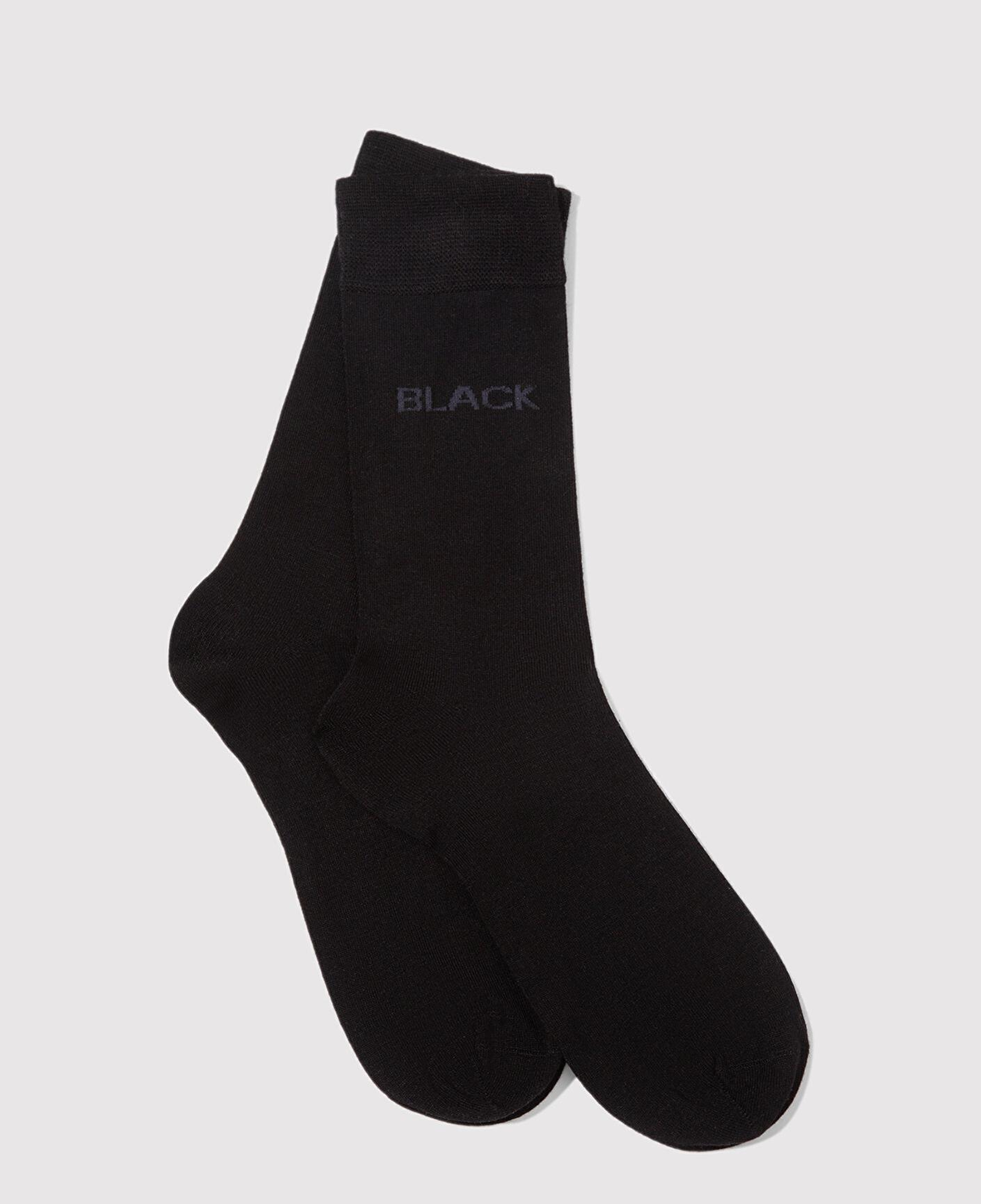 Mavi Mavi Black Baskılı Siyah Soket Çorap 0911343-900