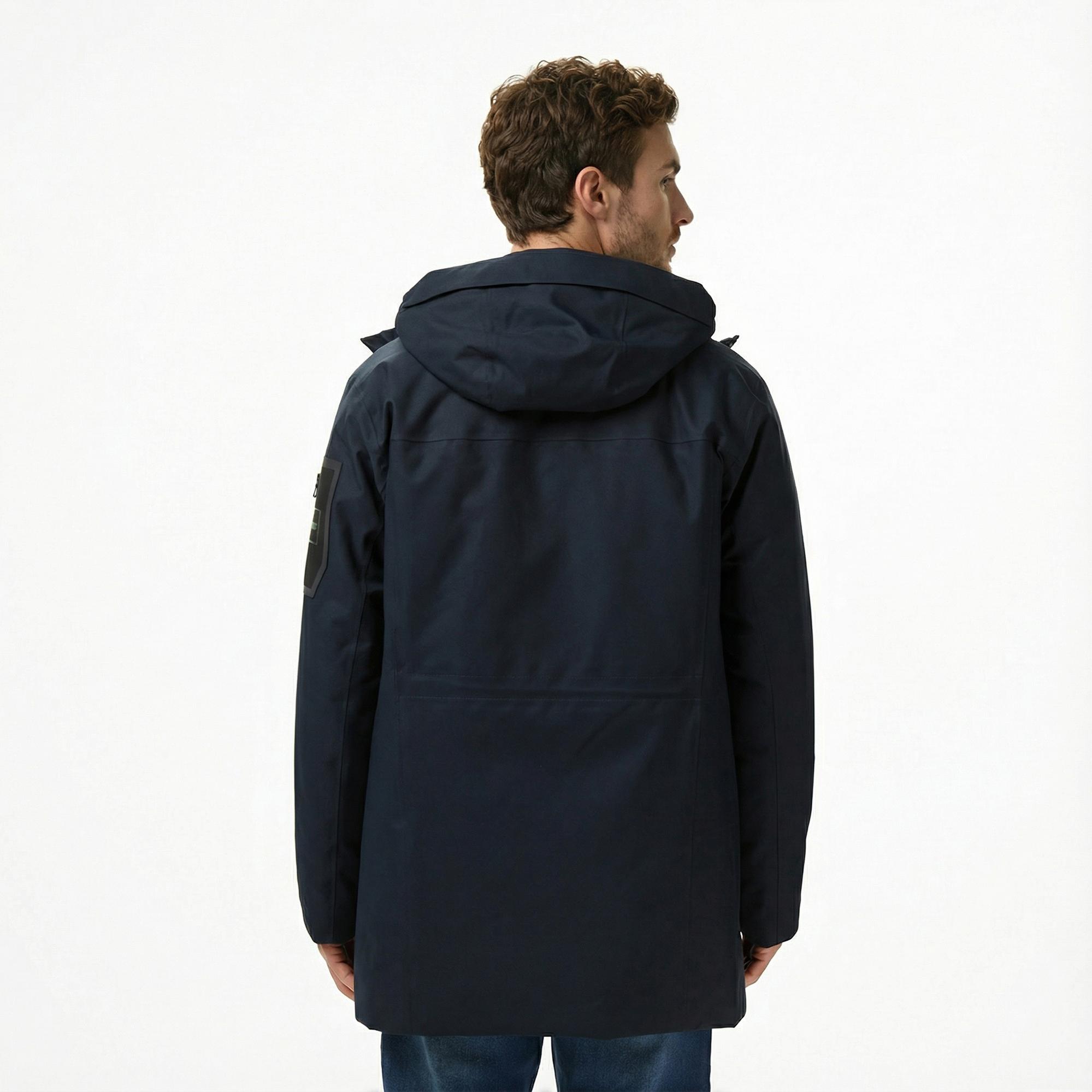 Boss Hexatech Erkek Lacivert Parka