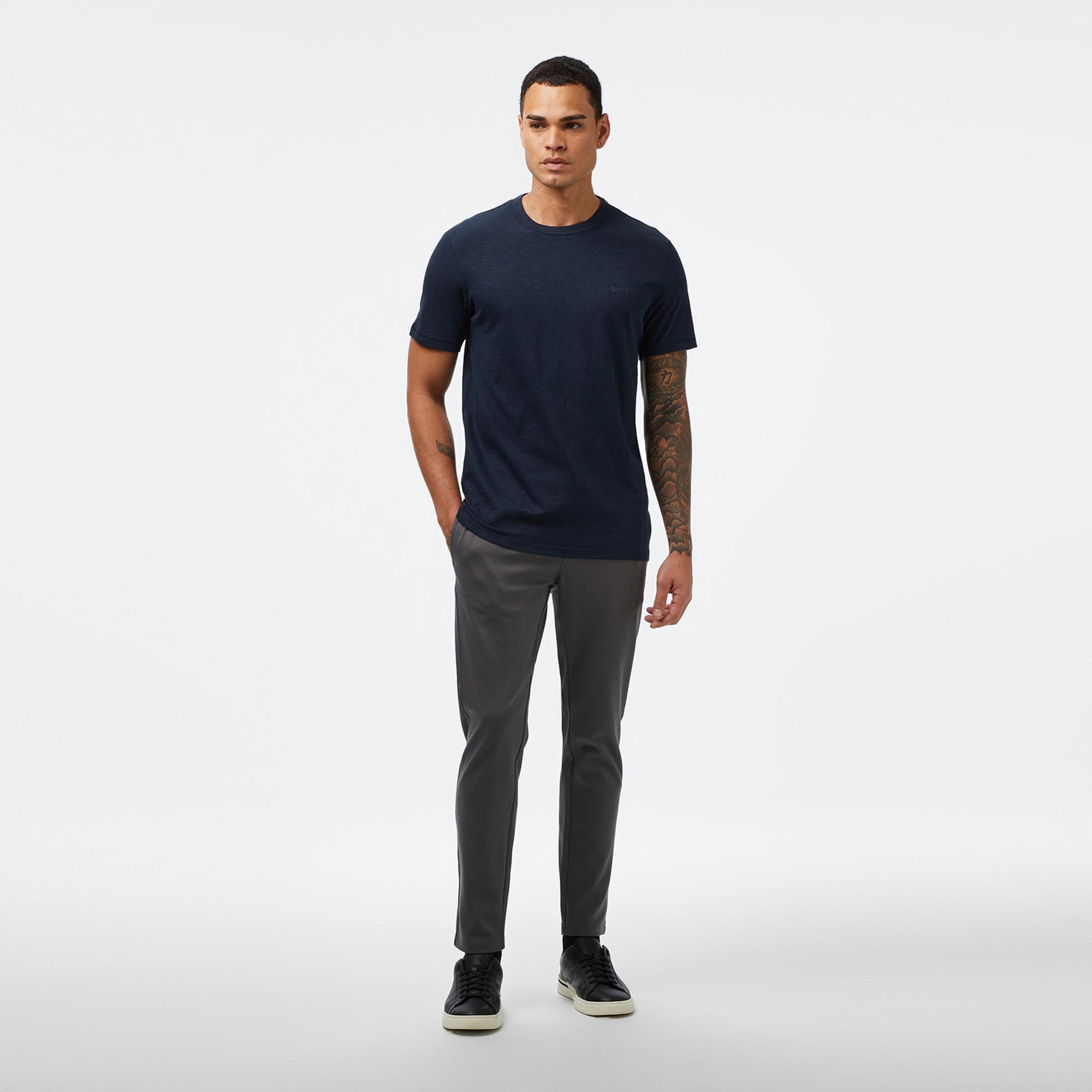 Boss Tegood Erkek Lacivert T-Shirt