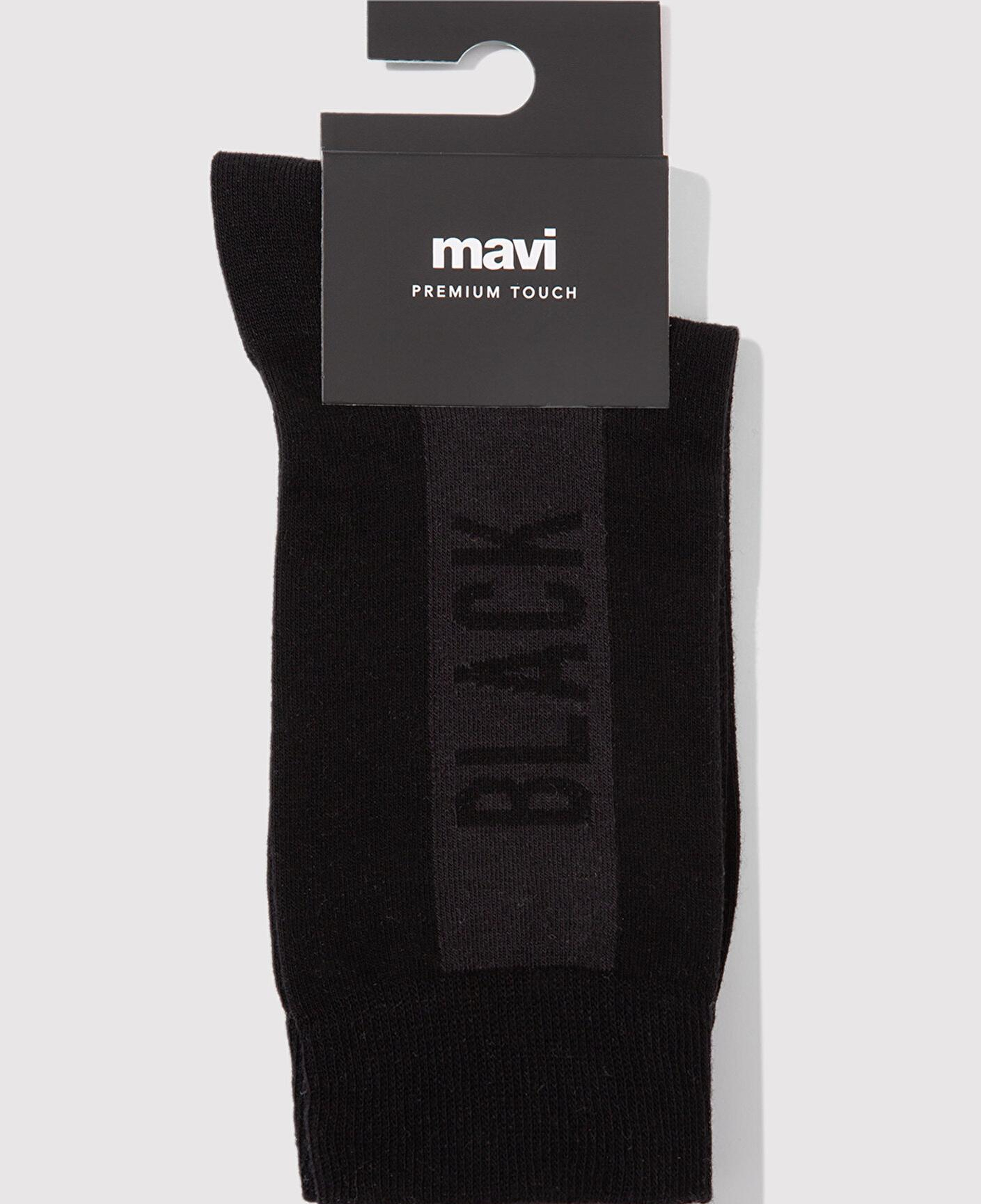 Mavi Mavi Black Baskılı Siyah Soket Çorap 0911366-900