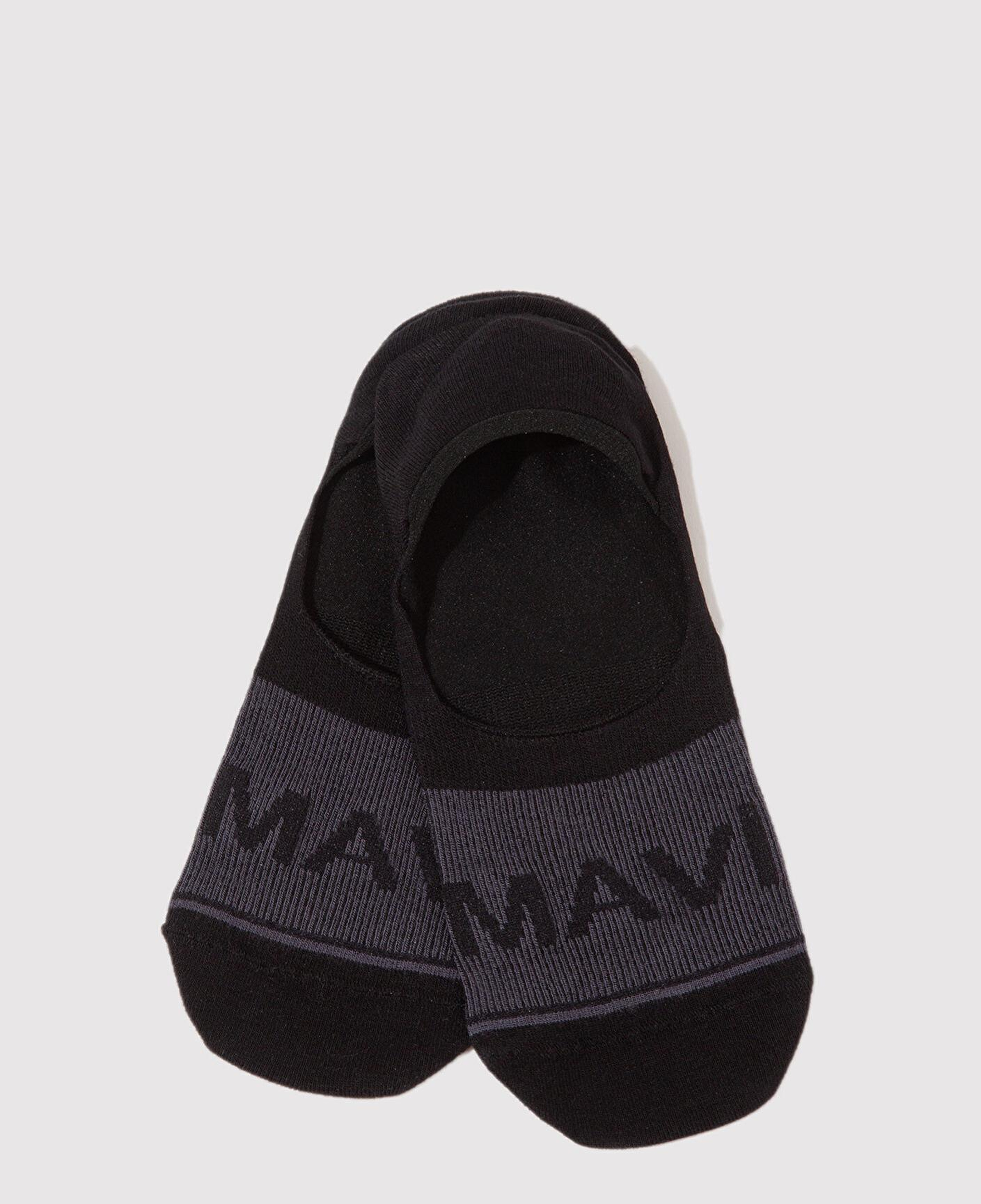 Mavi Mavi Logo Baskılı Siyah Babet Çorabı 0911319-900