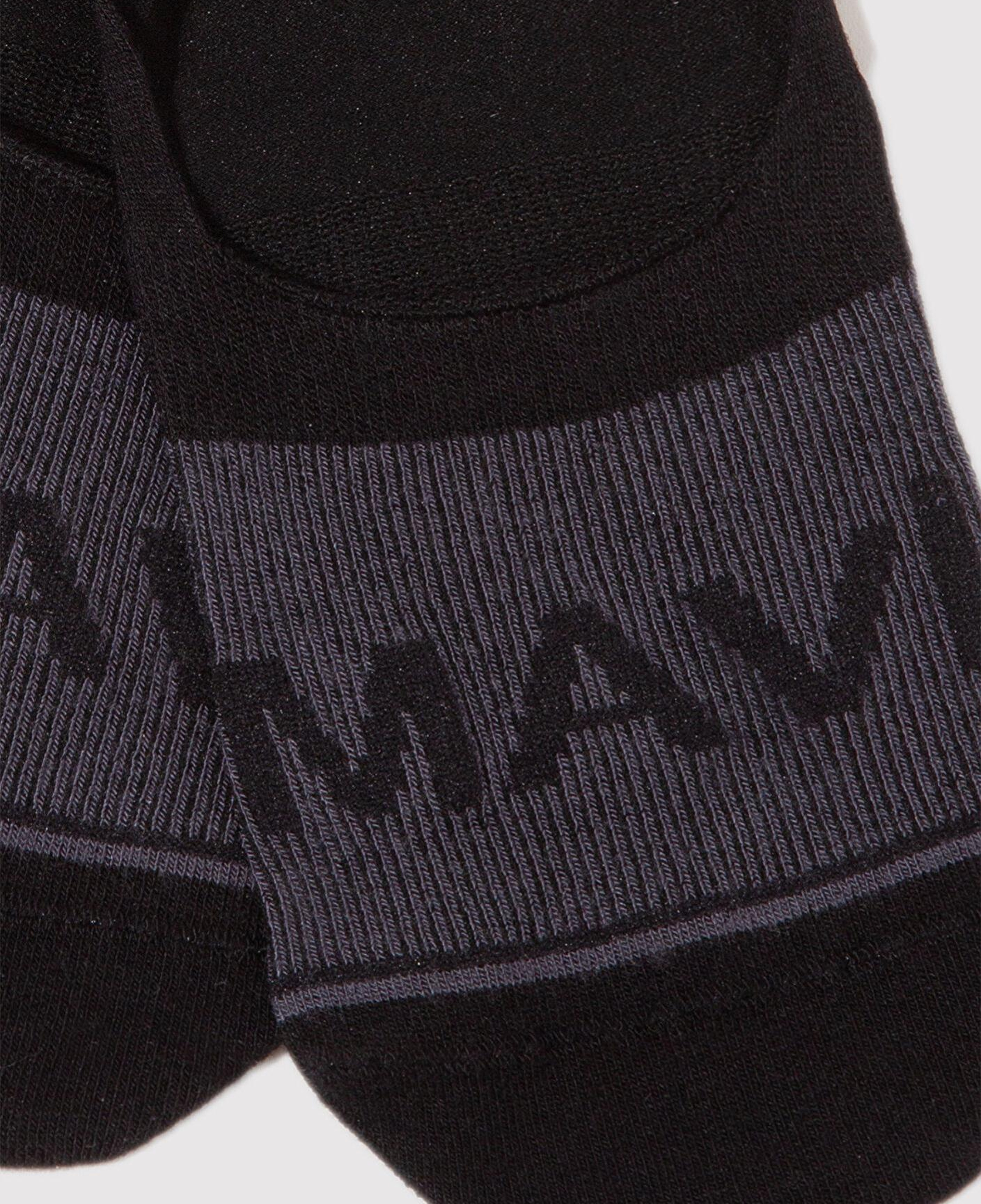 Mavi Mavi Logo Baskılı Siyah Babet Çorabı 0911319-900